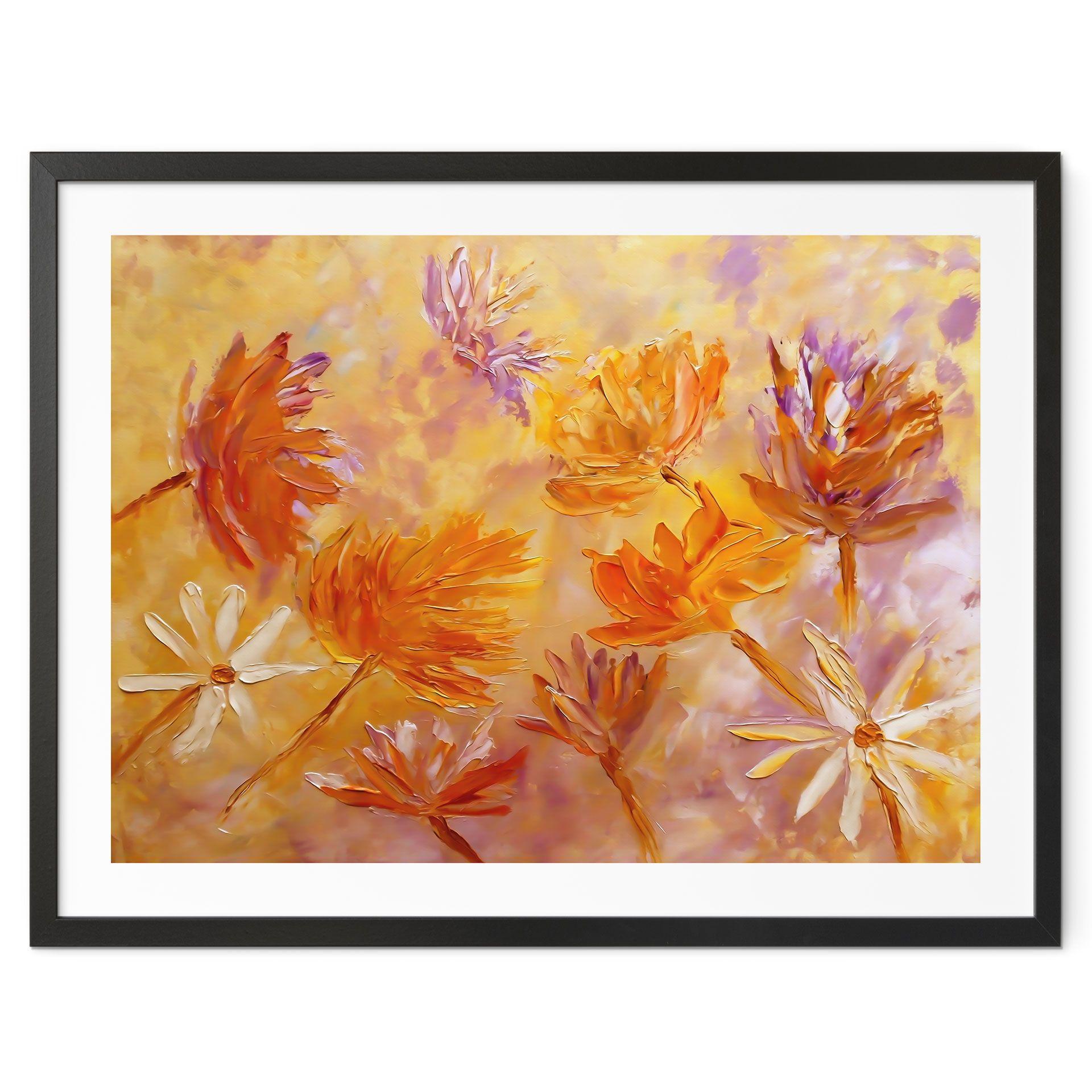 Plakat Golden Blossom Rush - Pomata