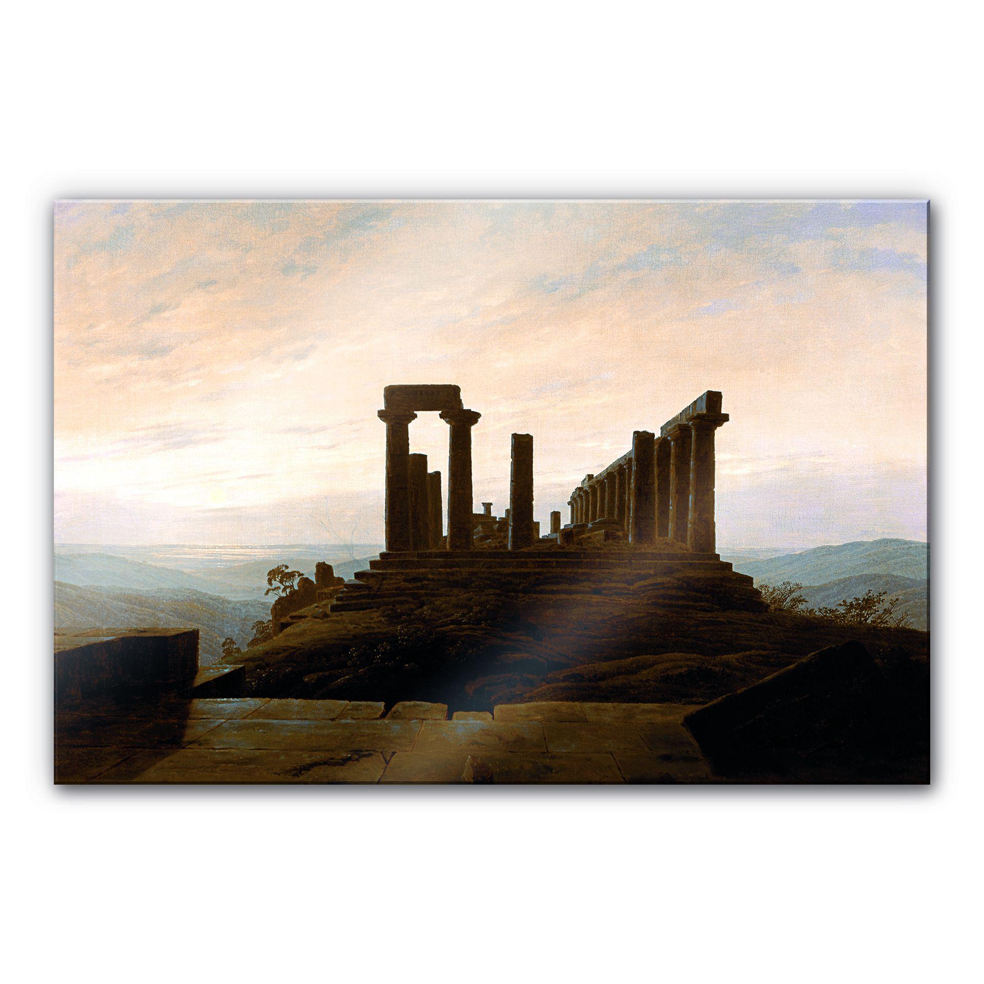 Akrylbillede Friedrich - Junos tempel i Agrige