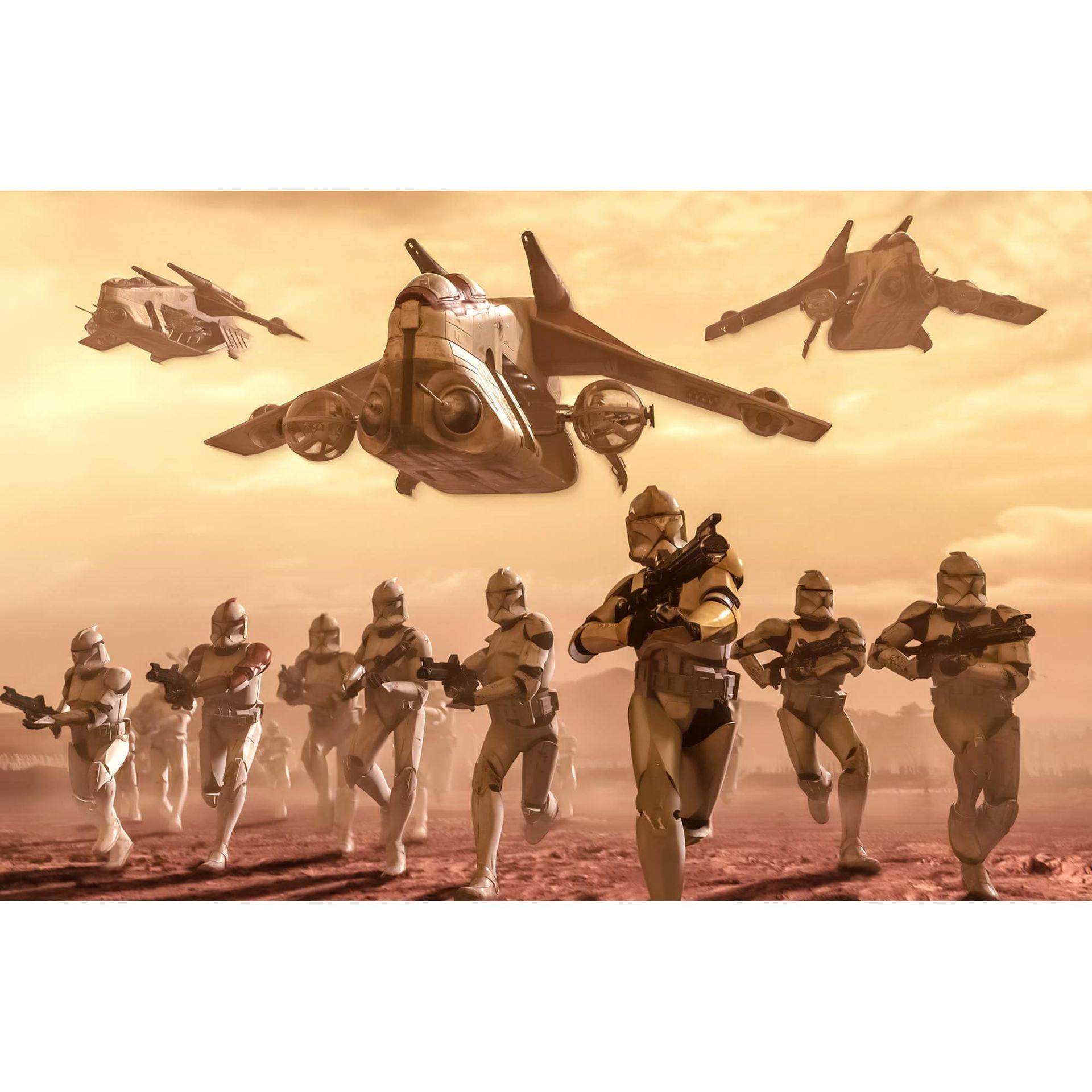 Vlies Fototapete - Star Wars Classic Clone Trooper - 400 x 260 cm