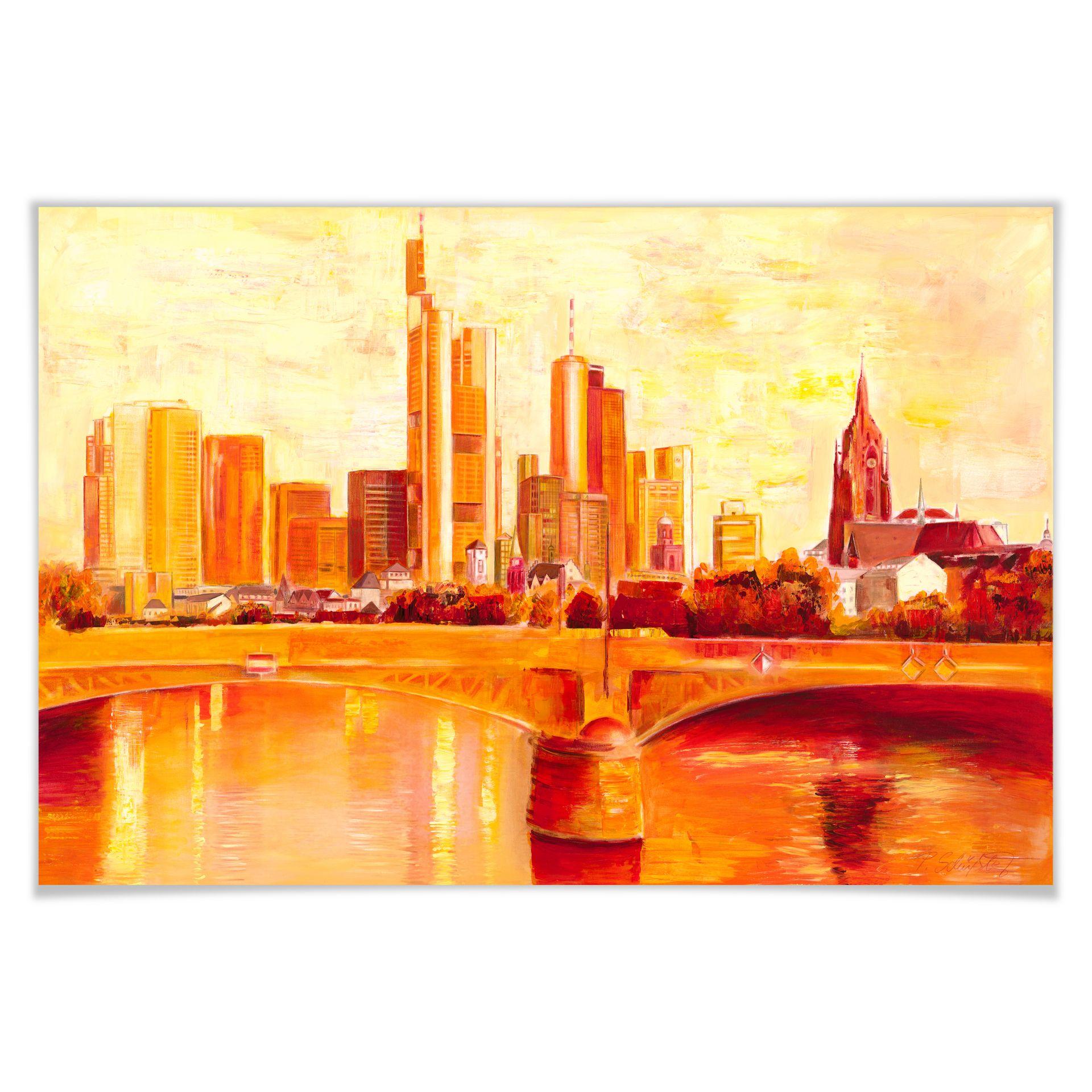 Poster - Schüßler - Skyline Frankfurt