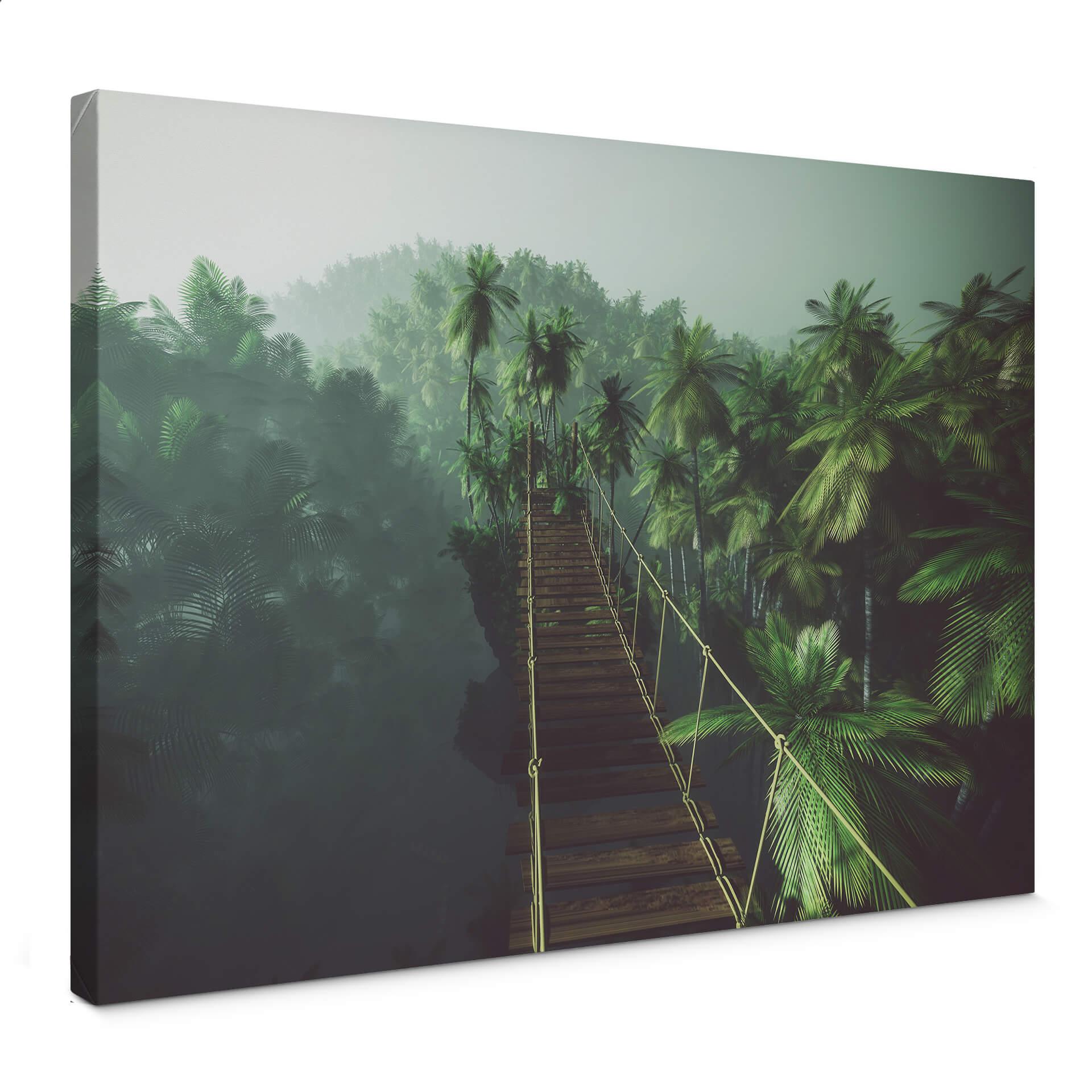 Canvasbillede - Jungle Bridge