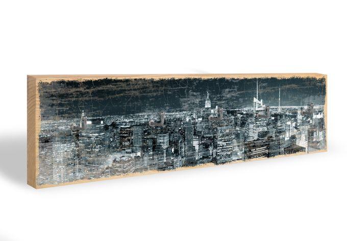 Sleutelbord New York at Night 02 + 5 Haken