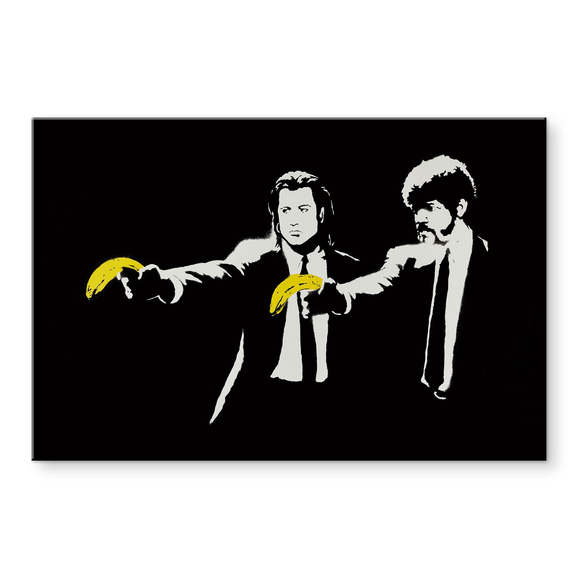 Akrylbillede Banksy - Pulp Fiction