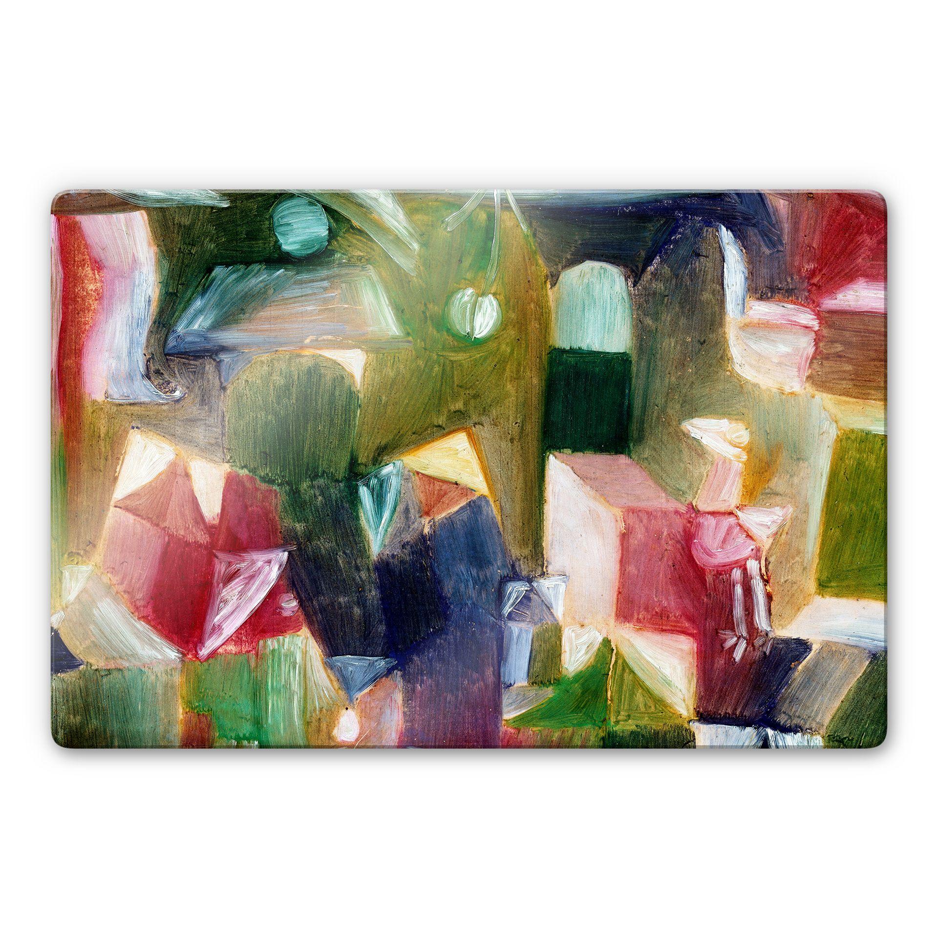 Glasbillede - Klee - Fuglebillede