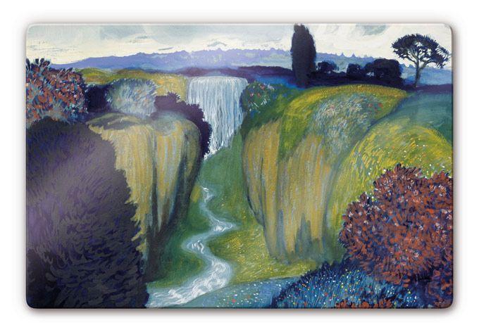 Tableau en verre - Stuck - Paysage et chute d'eau