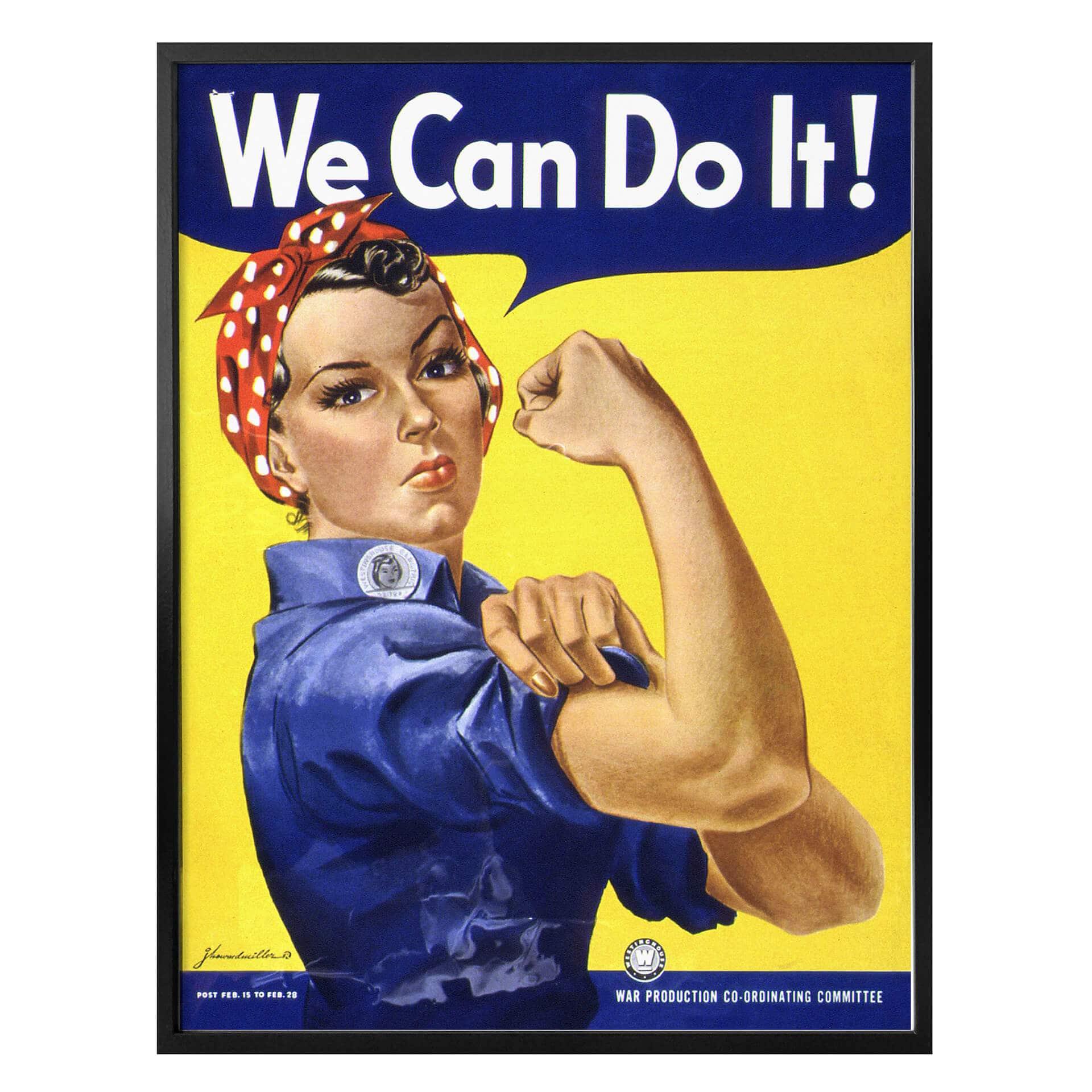 Plakat - Vintage - We Can Do It