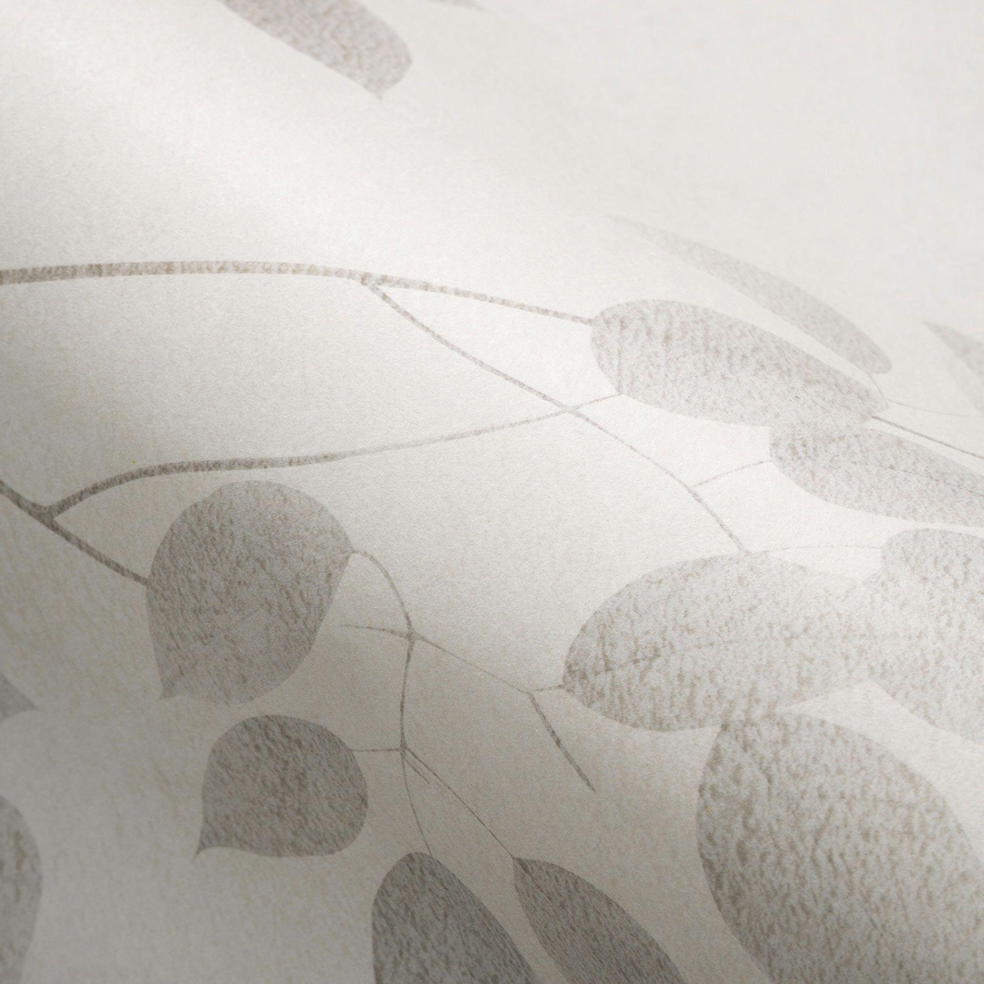 Papier Peint Floral Gris – Galerie, Rouleau 10m X ? , Non Collé, Look Nature