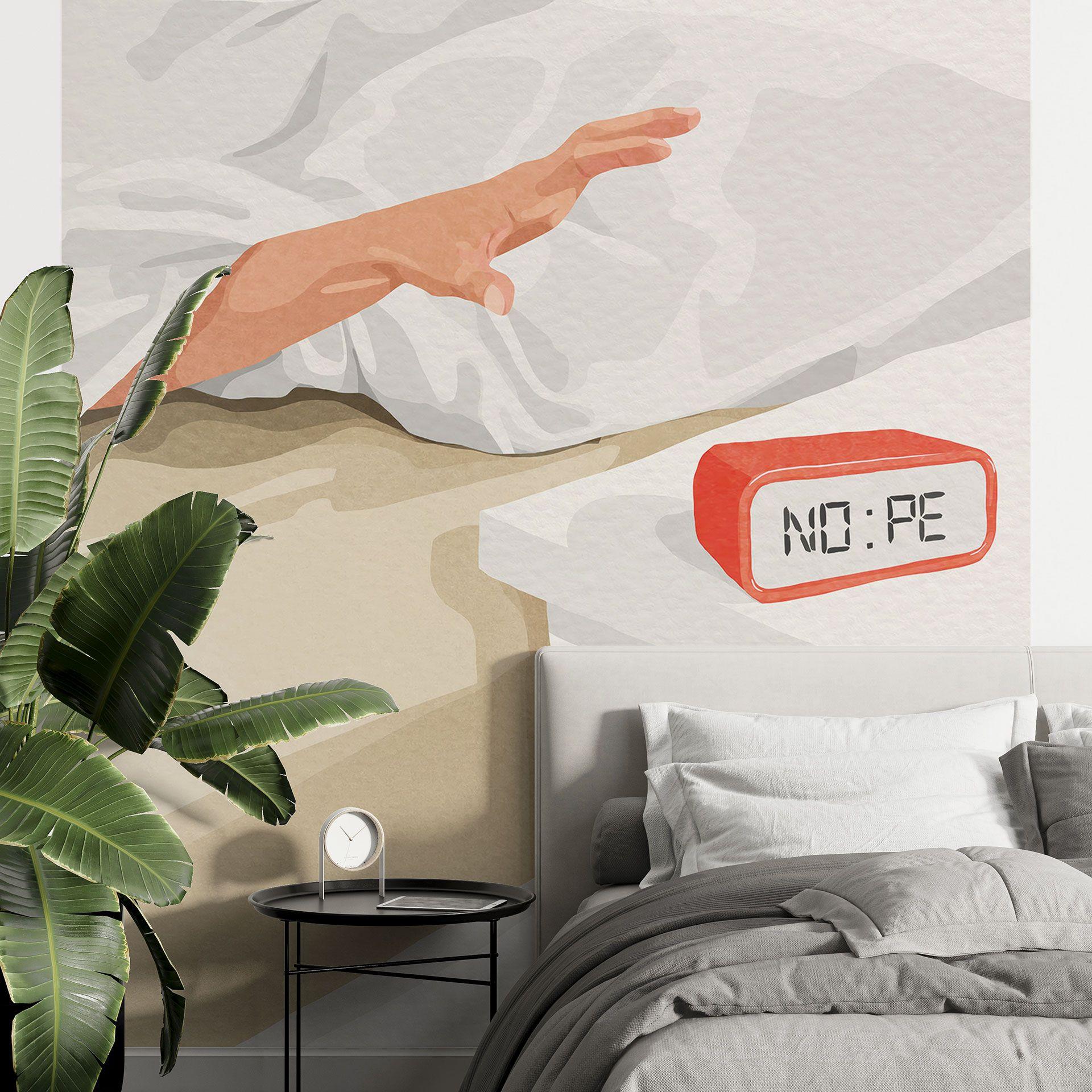 Fotomural Nope - Despertador por la mañana - Dekel