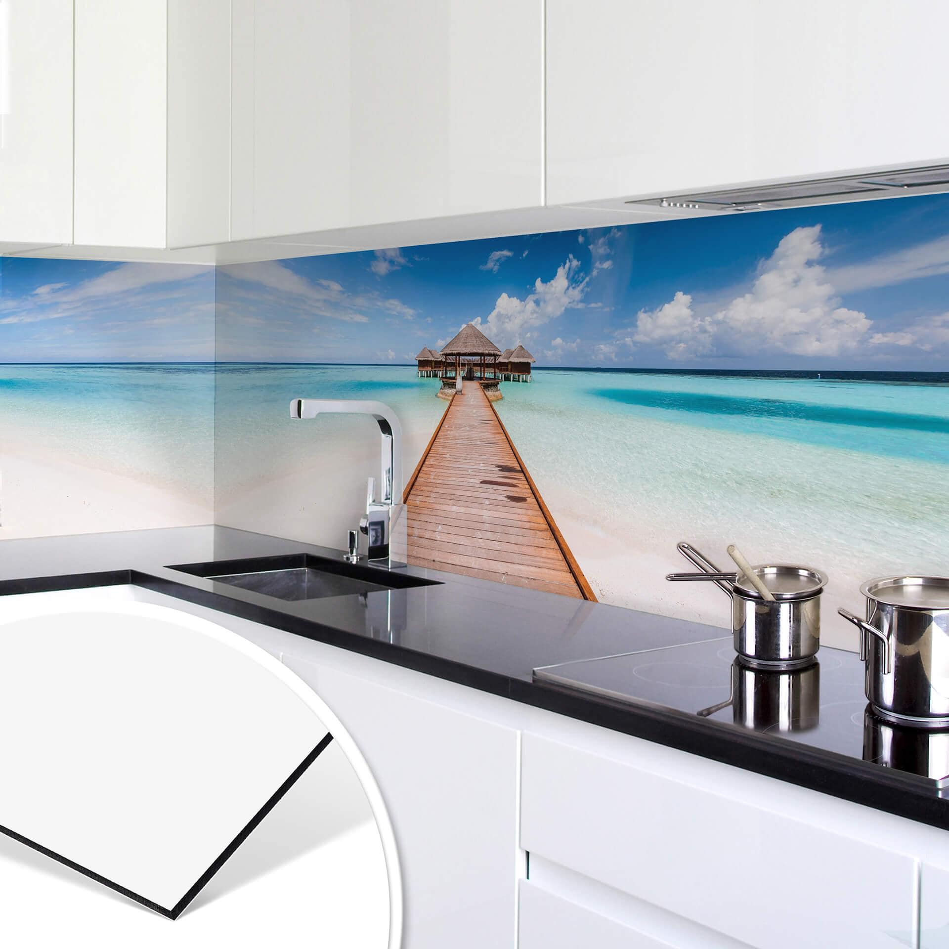 Keukenachterwand Colombo - Way to Paradise