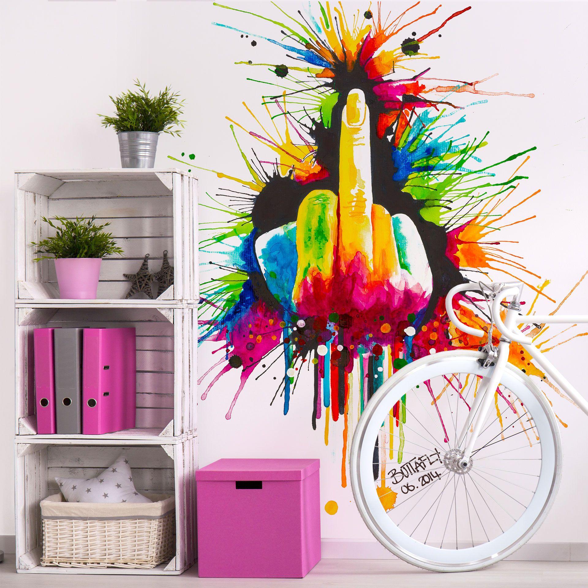 Papier peint photo - Buttafly - Fuck the System