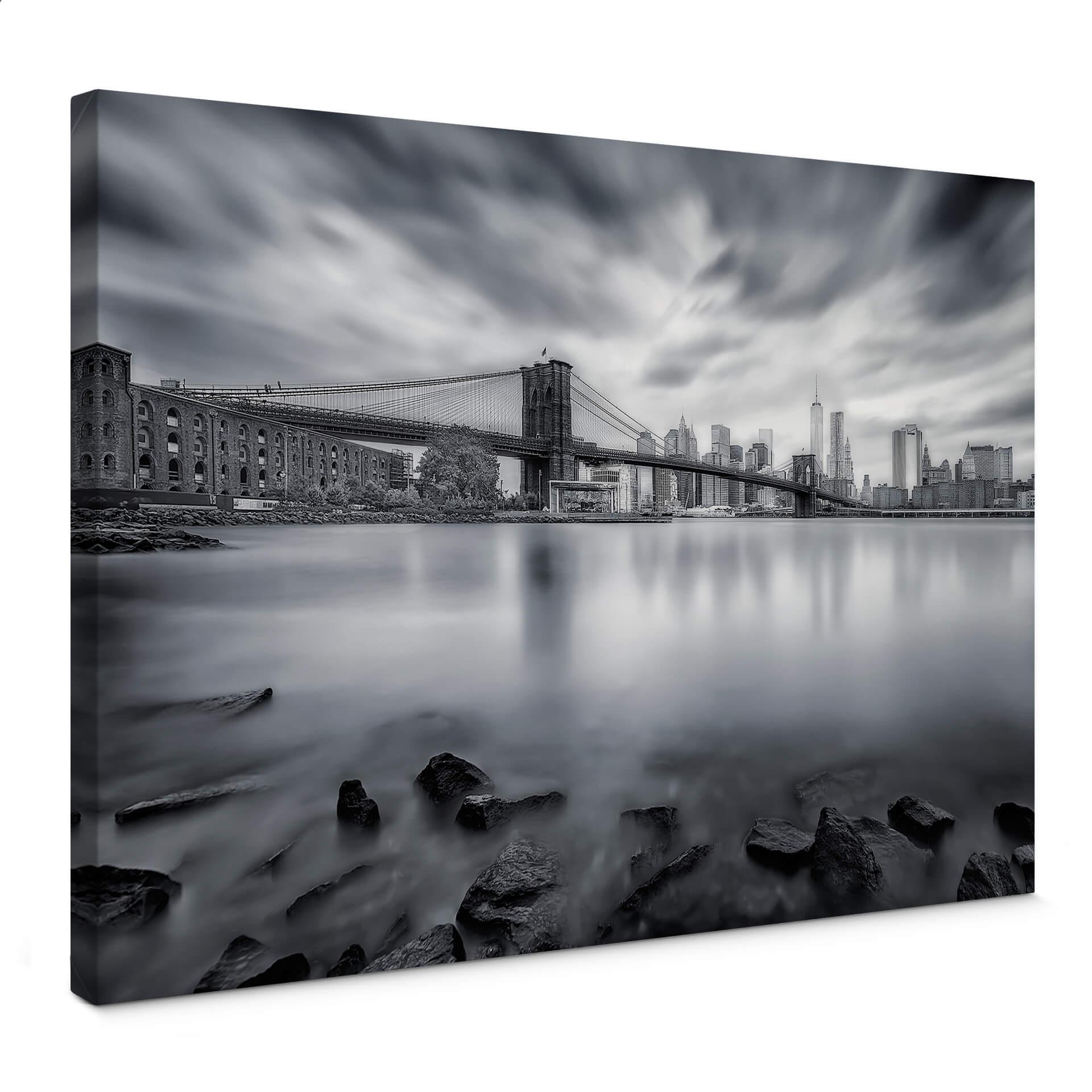Canvasbillede - Javier - Brooklyn Bridge