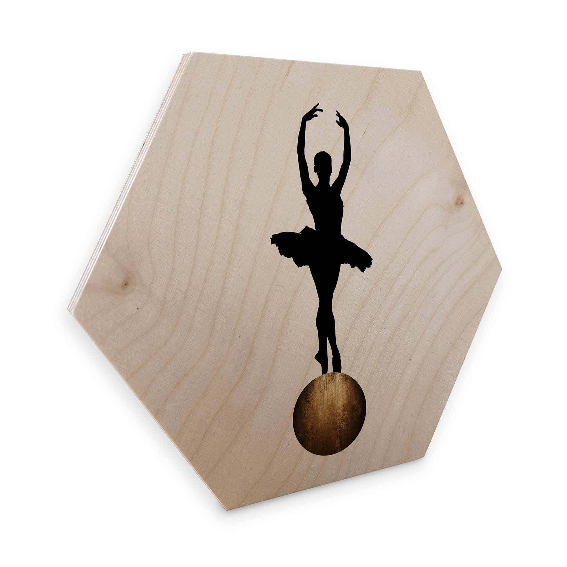 Hexagon Hout Kubistika - Prima Ballerina