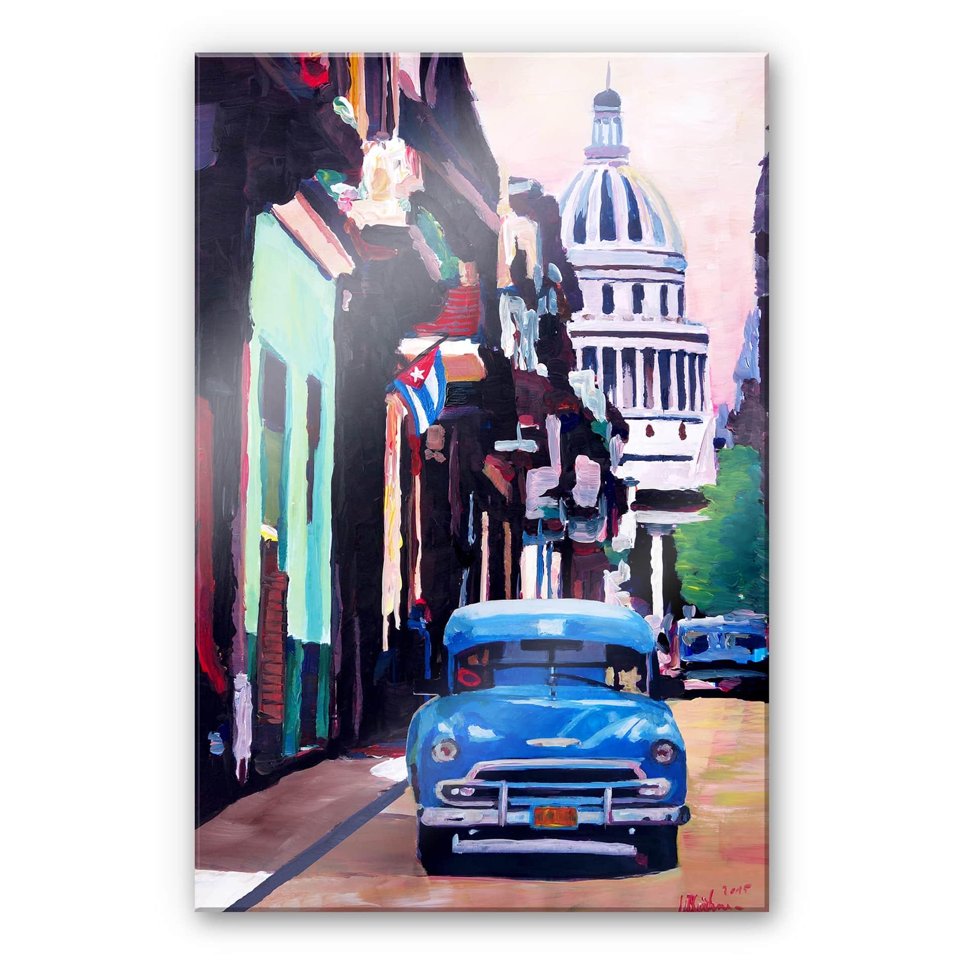 Tableau en verre acrylique - Bleichner - Havanna-Feeling