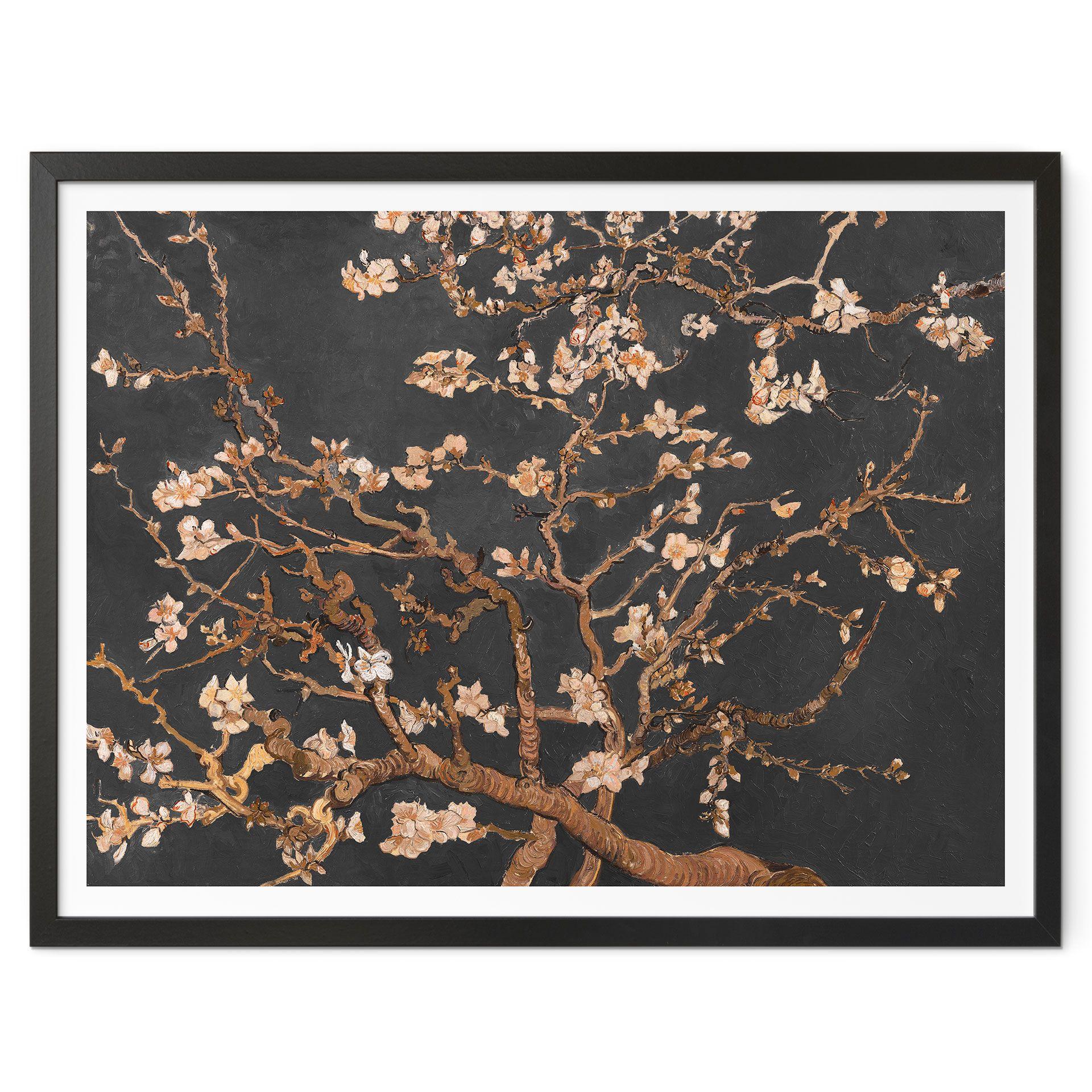 Póster van Gogh - Almendro en flor otoñal