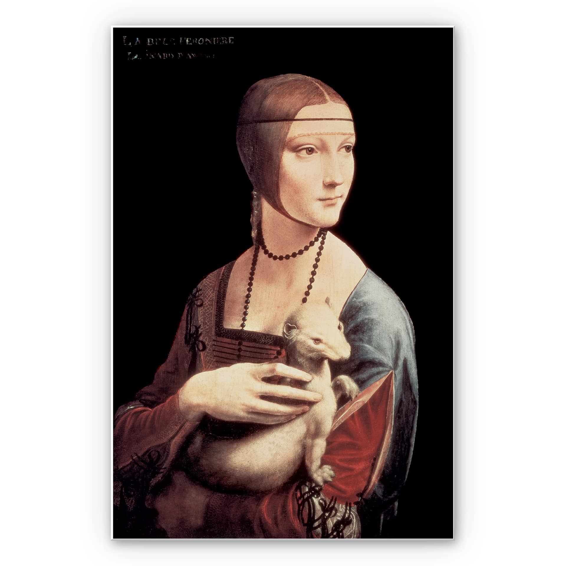 Tableau Forex - De Vinci - La dame à l'hermine