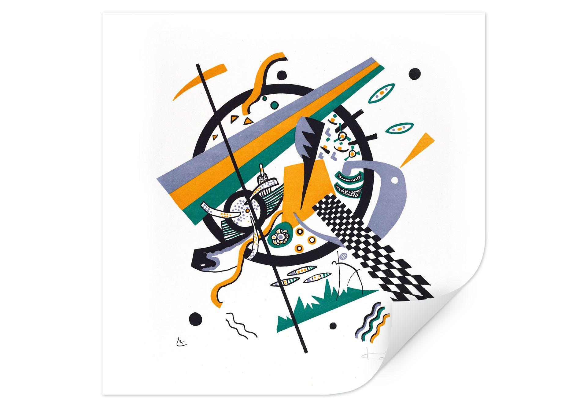 Zelfklevende Poster - Kandinsky - Small World 4