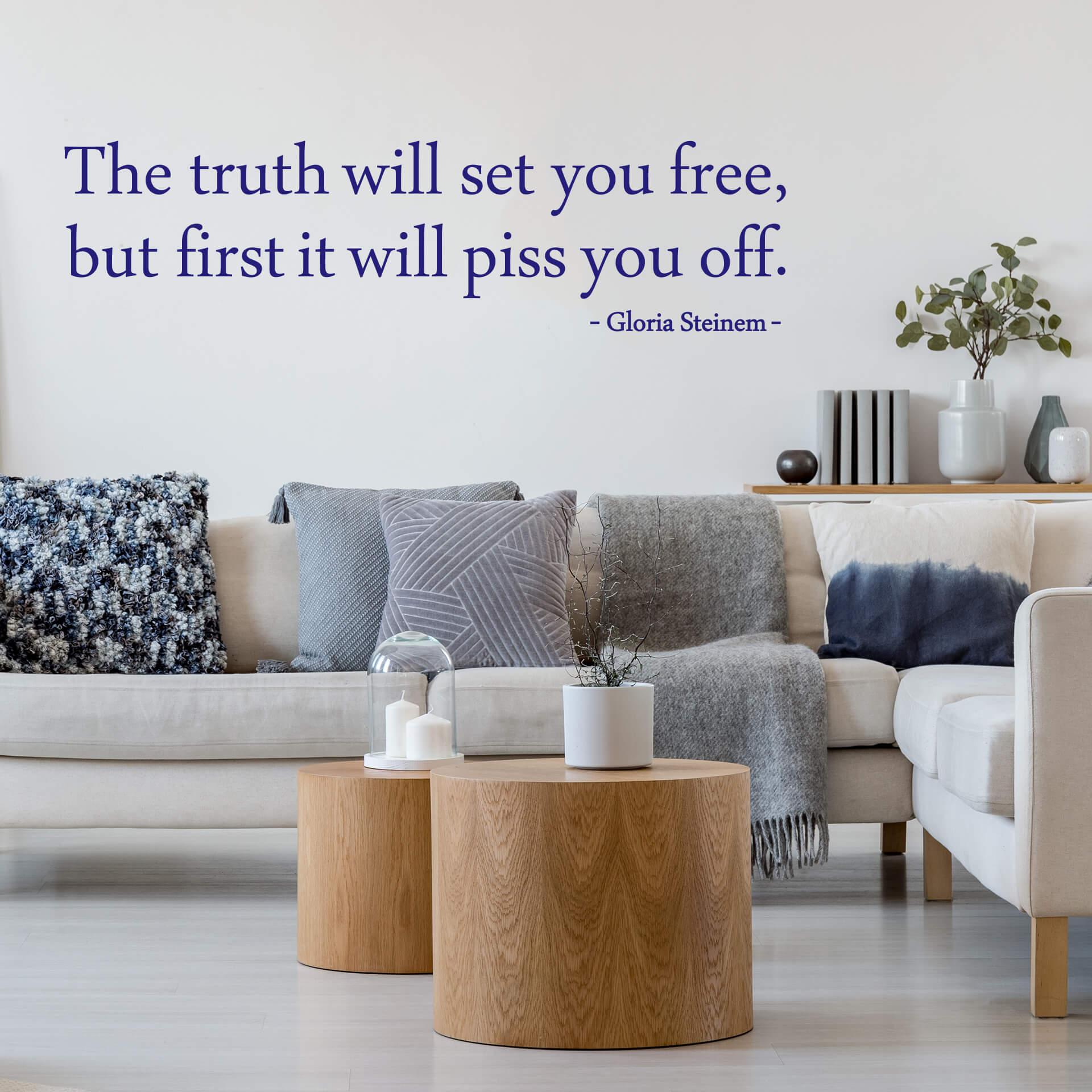 The Truth will set you free... Wallsticker