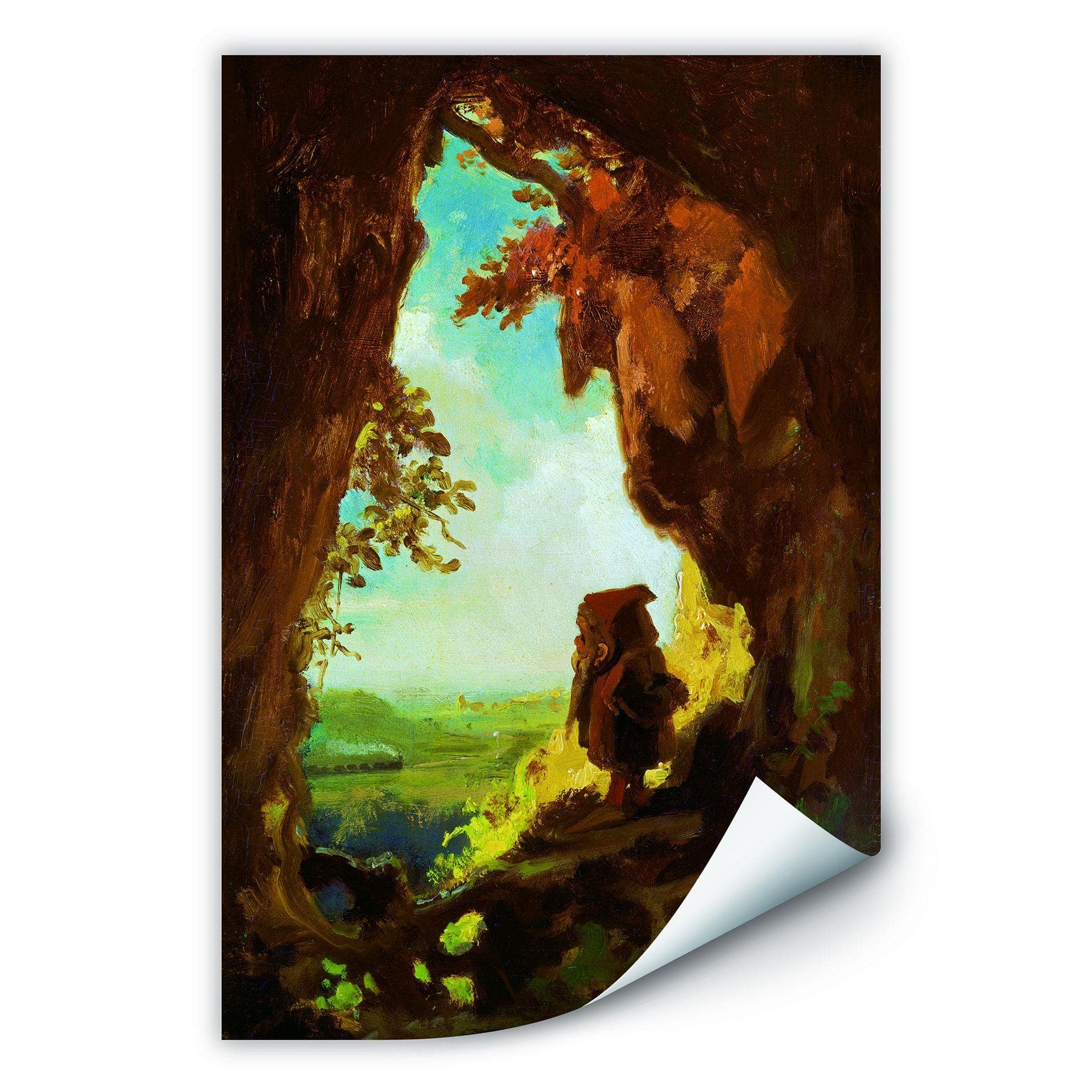 Zelfklevende Poster Spitzweg - Dwerg