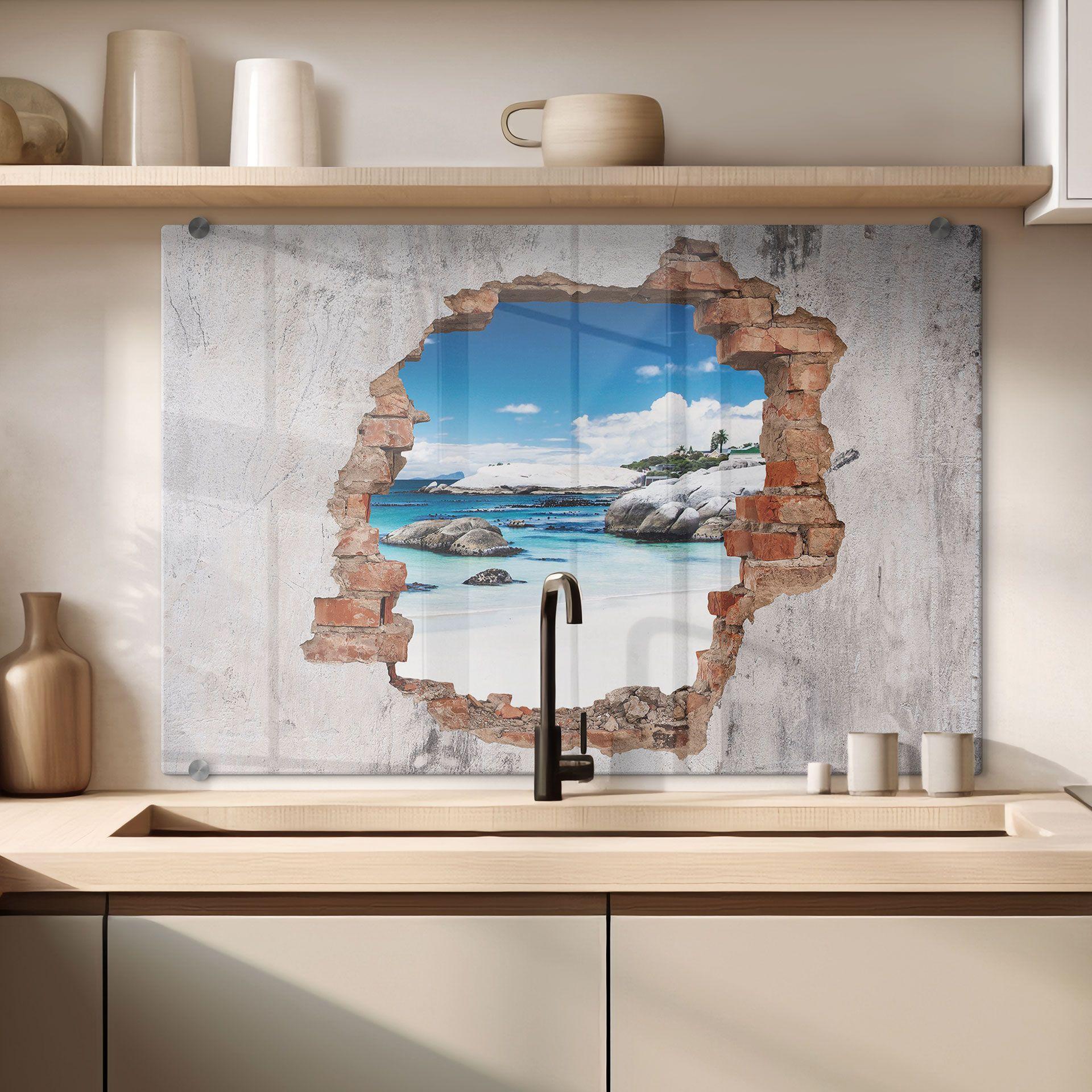 Stænkplade 3D optik - Western Cape