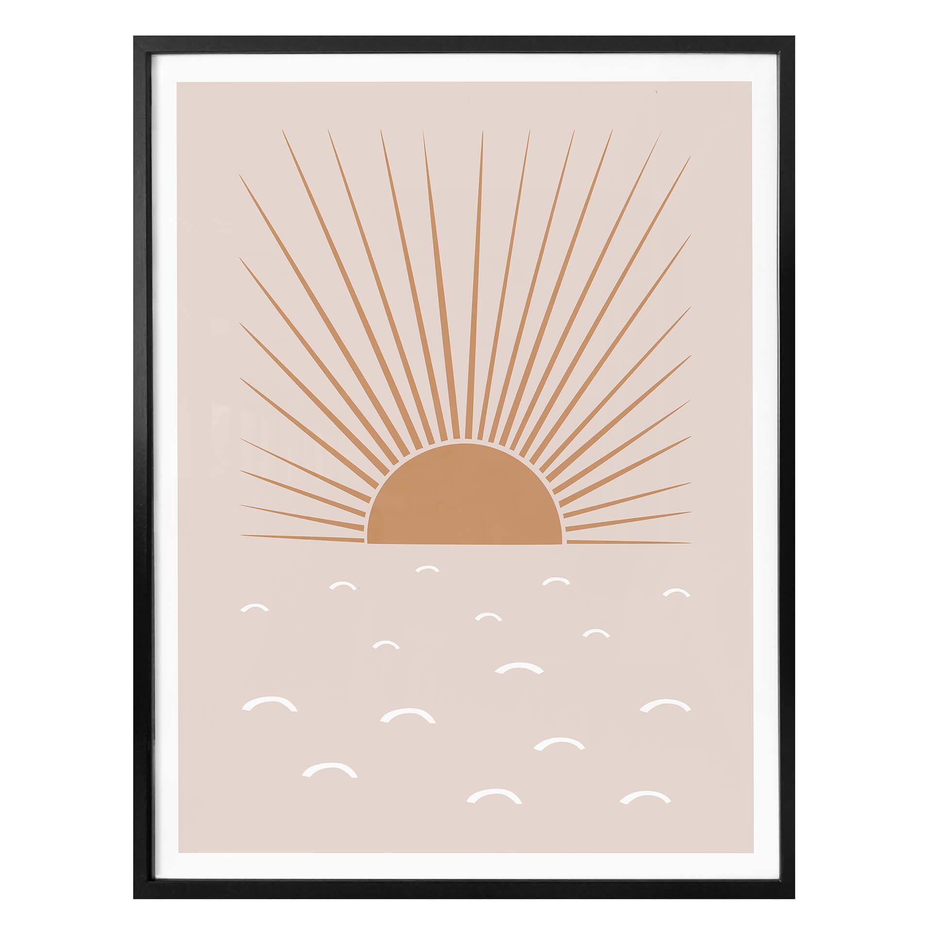 Póster Orara Studio - Luz solar roja