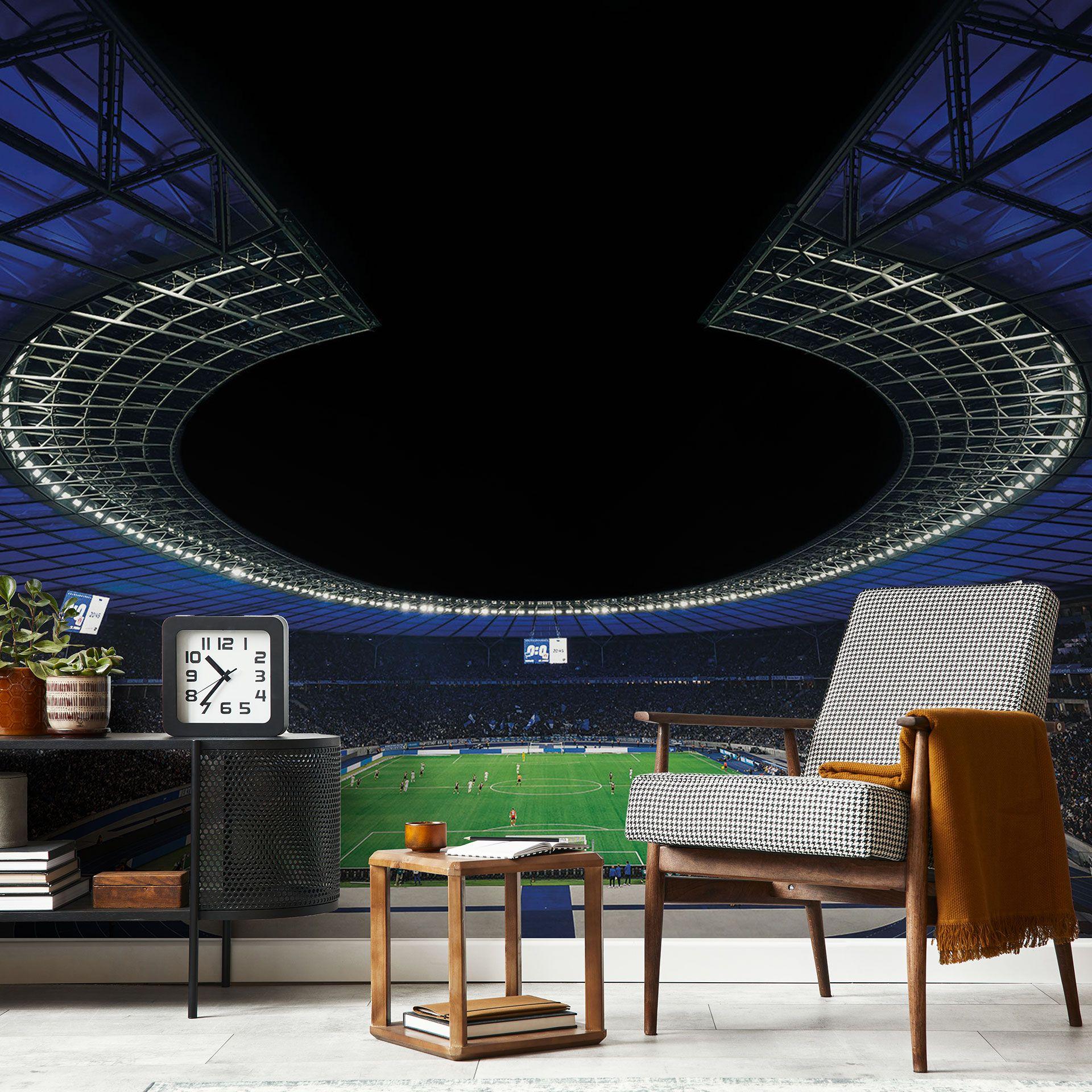 Fotomural Hertha BSC - Estadio Olímpico lleno por la noche