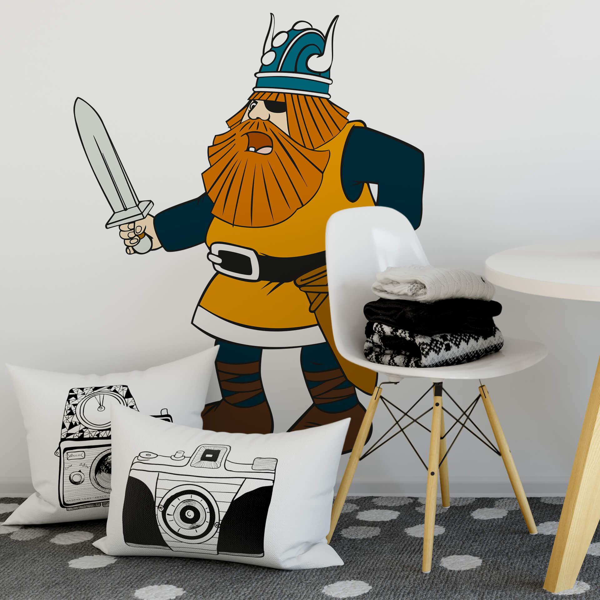 Muursticker Wickie de Viking - Halvar 2