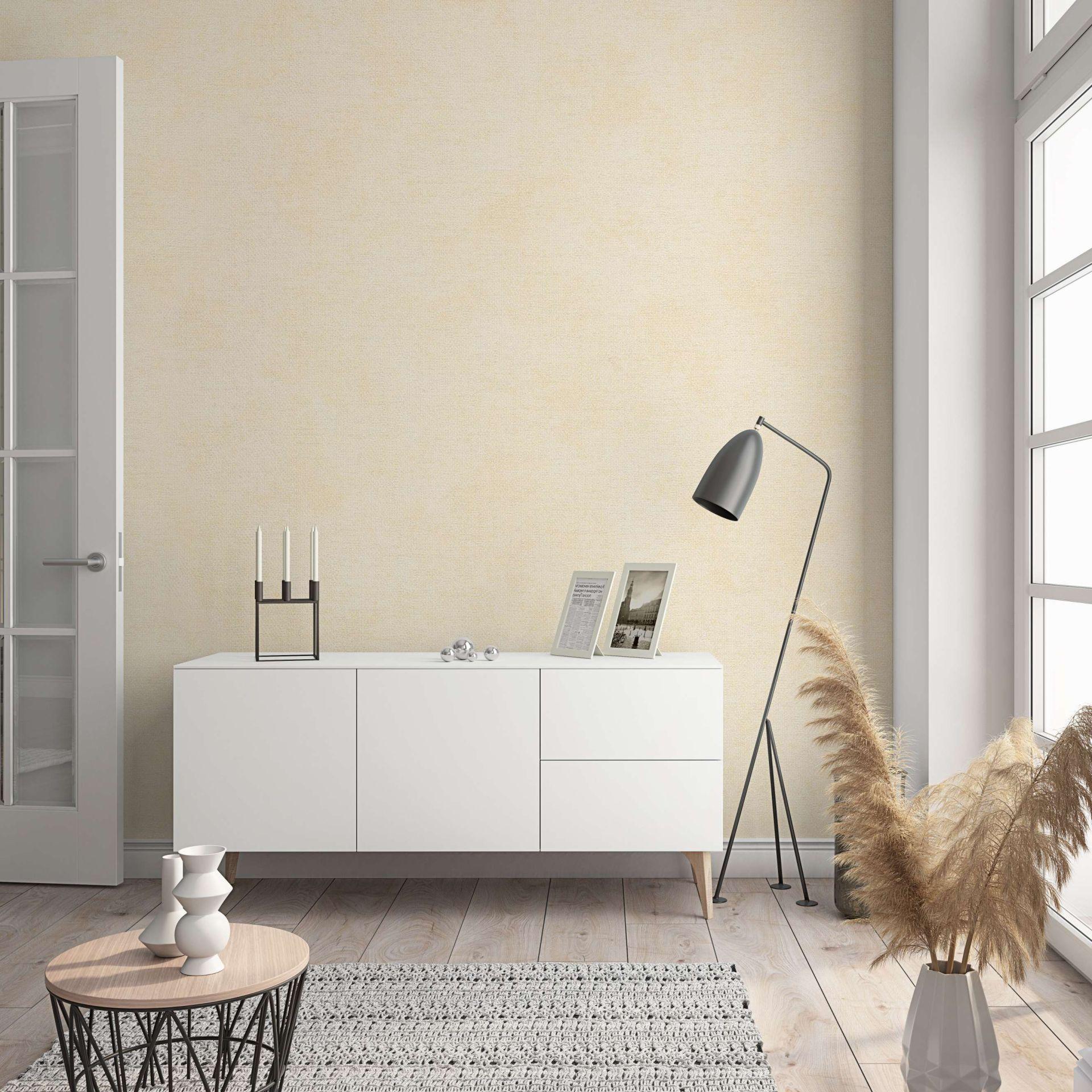 Almindeligt tapet, non-woven vægbeklædning Nuancer beige