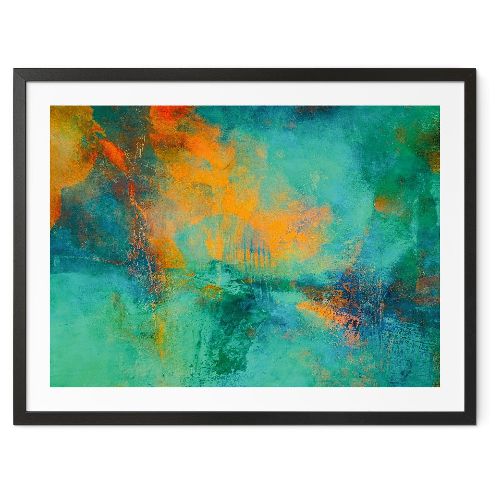 Plakat Turkis nordlys - Schmucker