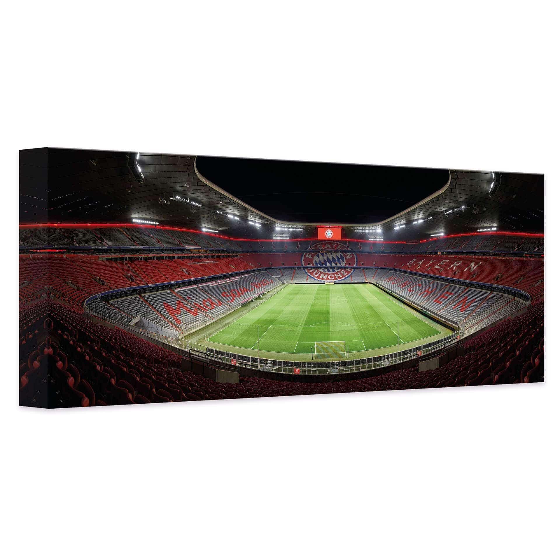 Canvasbillede - FCB Stadion By Night