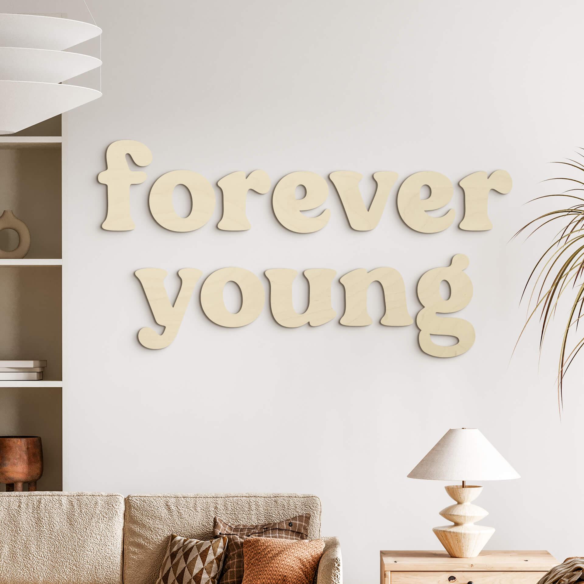 Vægdekoration Popler træ Forever Young