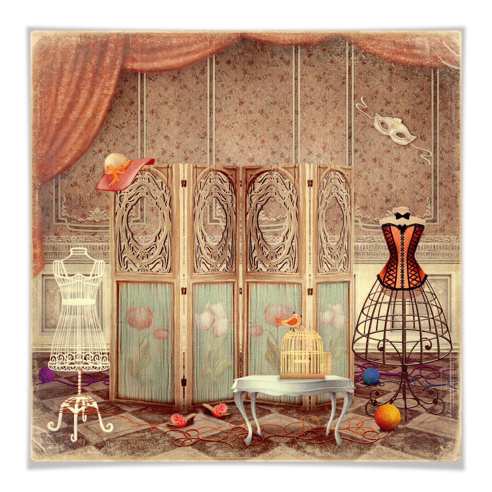 Póster del camerino de una princesa