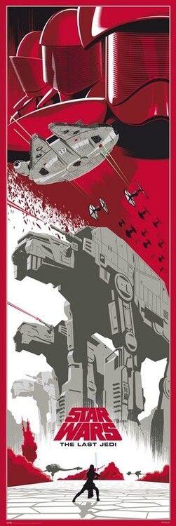Filmplakat Star Wars: Episode VIII - The Last Jedi , plakat (53 x 158 cm)