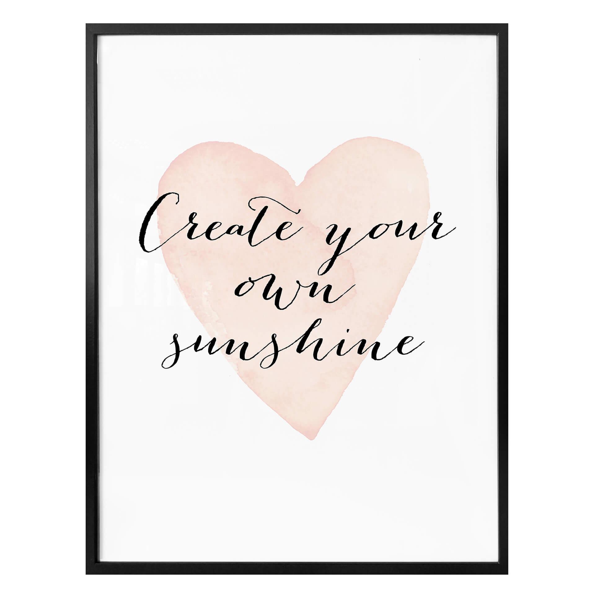 Affiche Confetti & Cream - Create your own sunshine