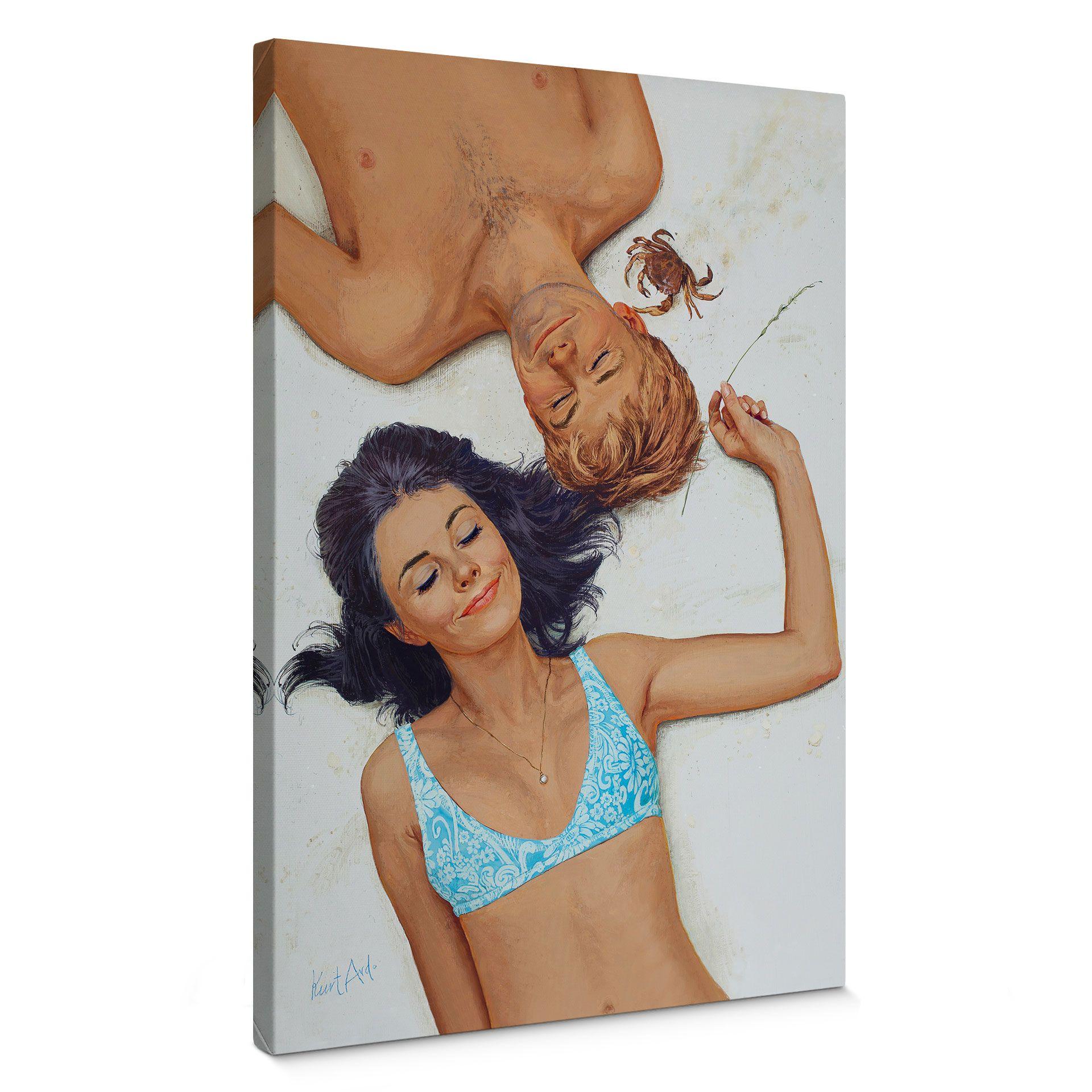 Leinwandbild Eine kitzlige Angelegenheit (1970) - Kurt Ard - 70x100 cm