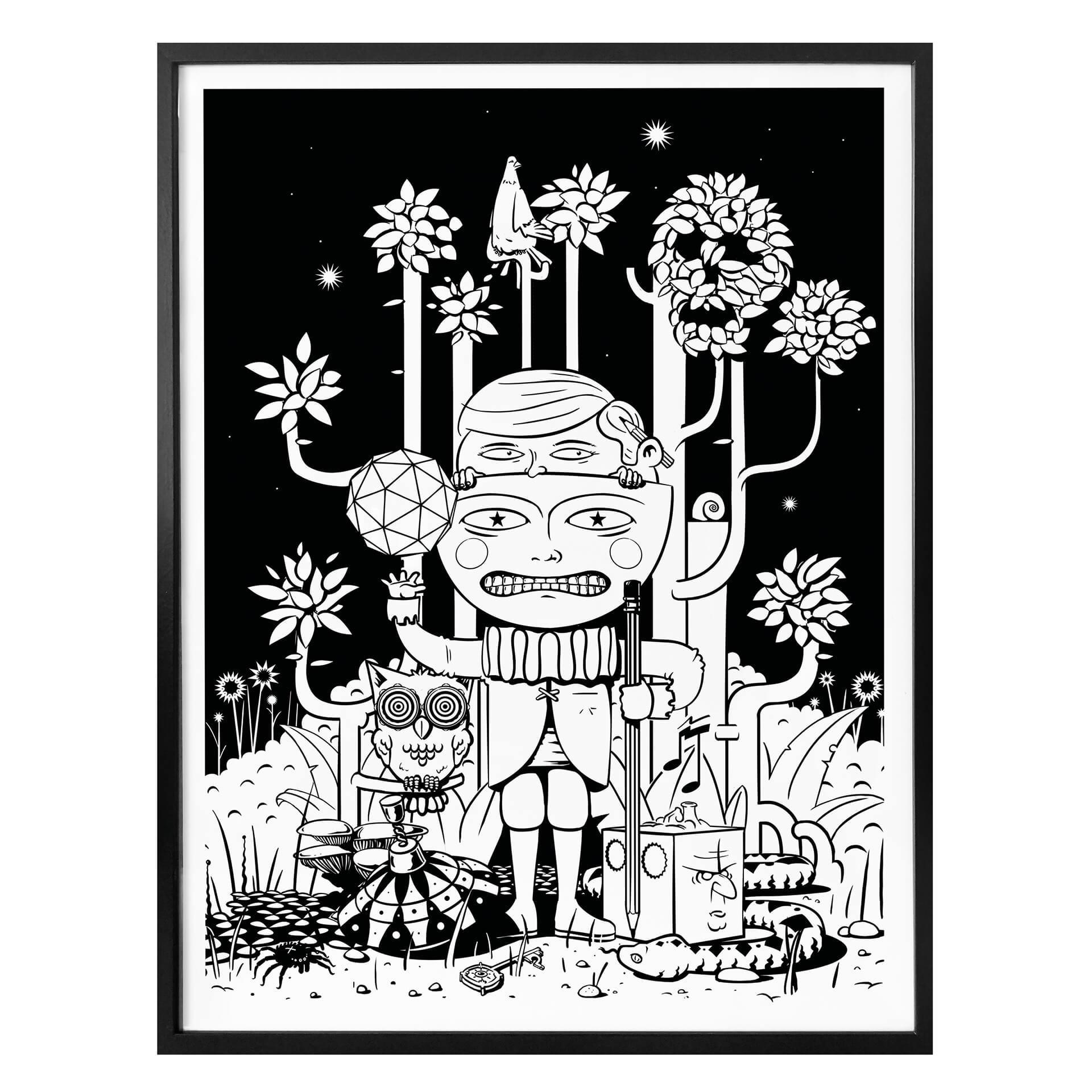 Póster Drawstore - En el bosque