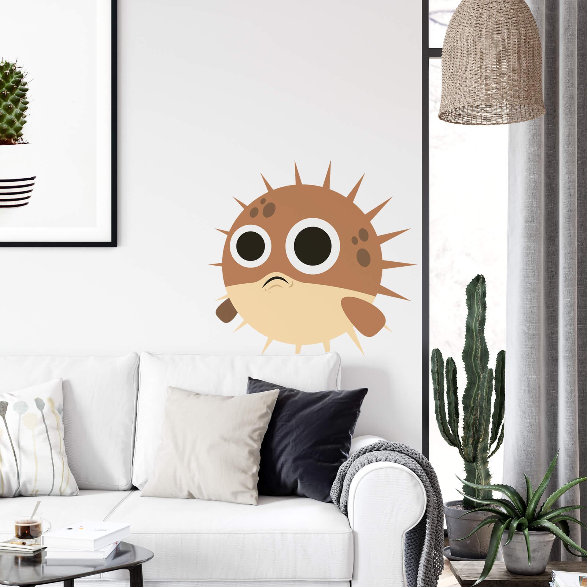 Muursticker Emoji Kogelvis