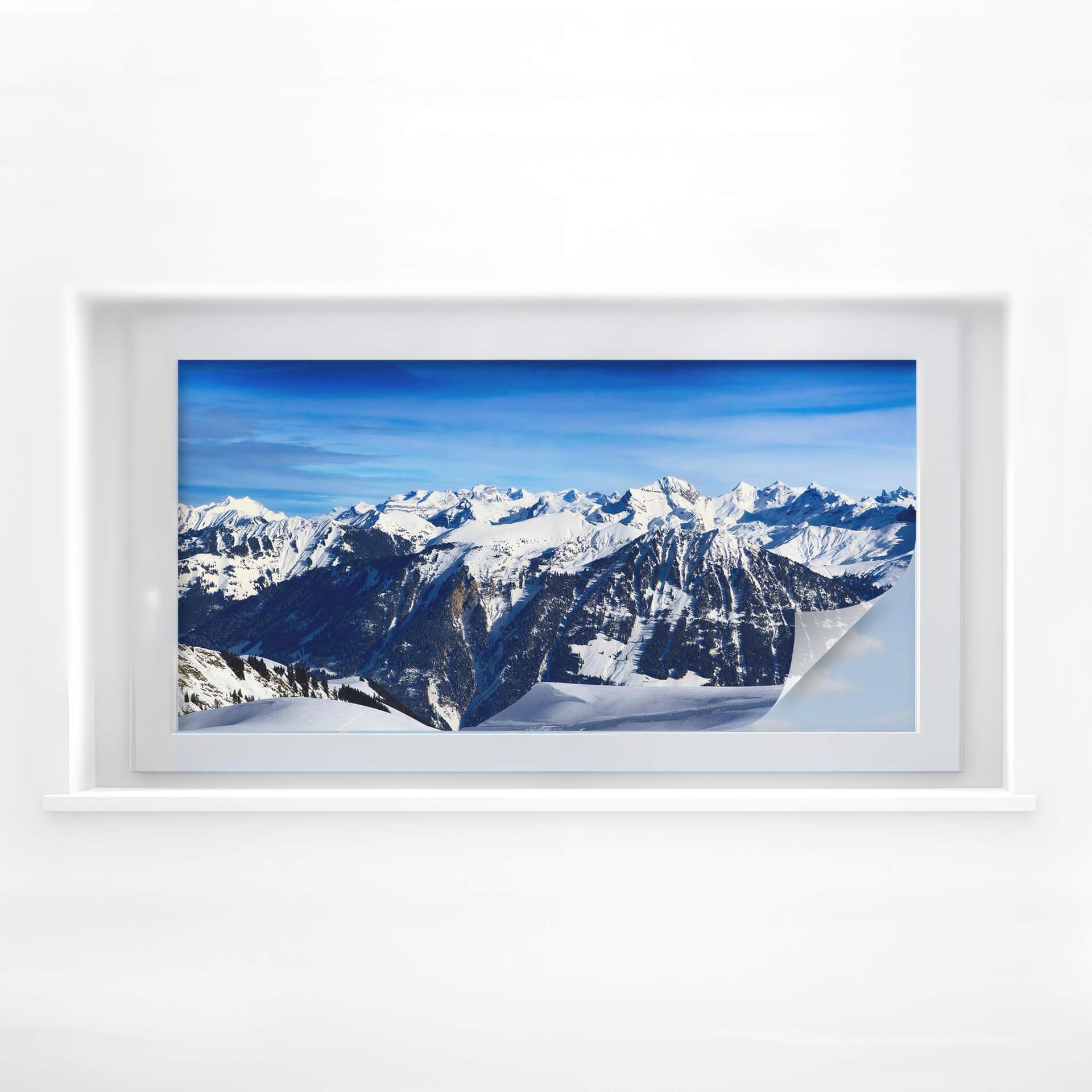 Película de privacidad panorámica alpina - Panorama