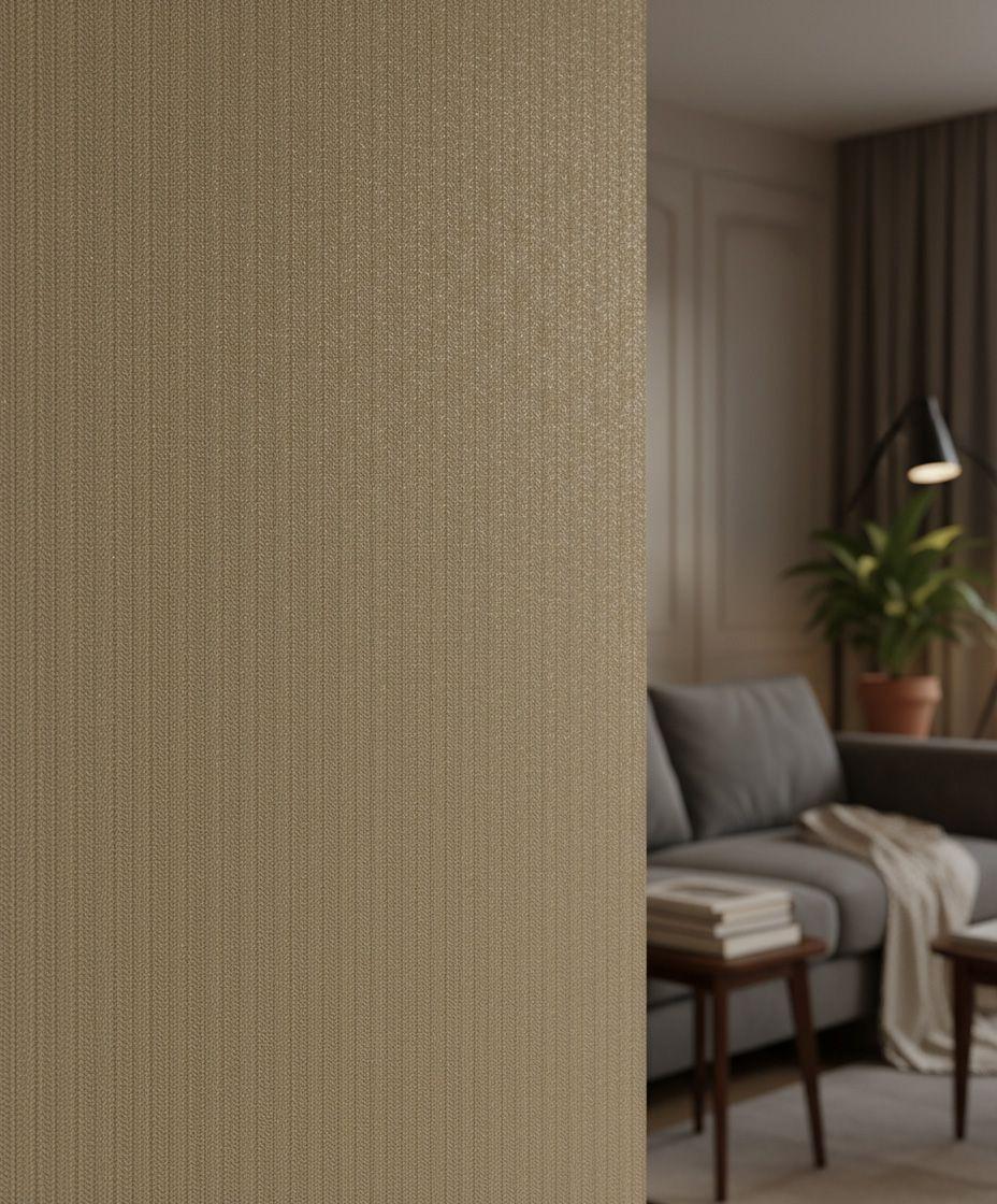 Ikke-vævet tapet almindeligt moderne i beige 