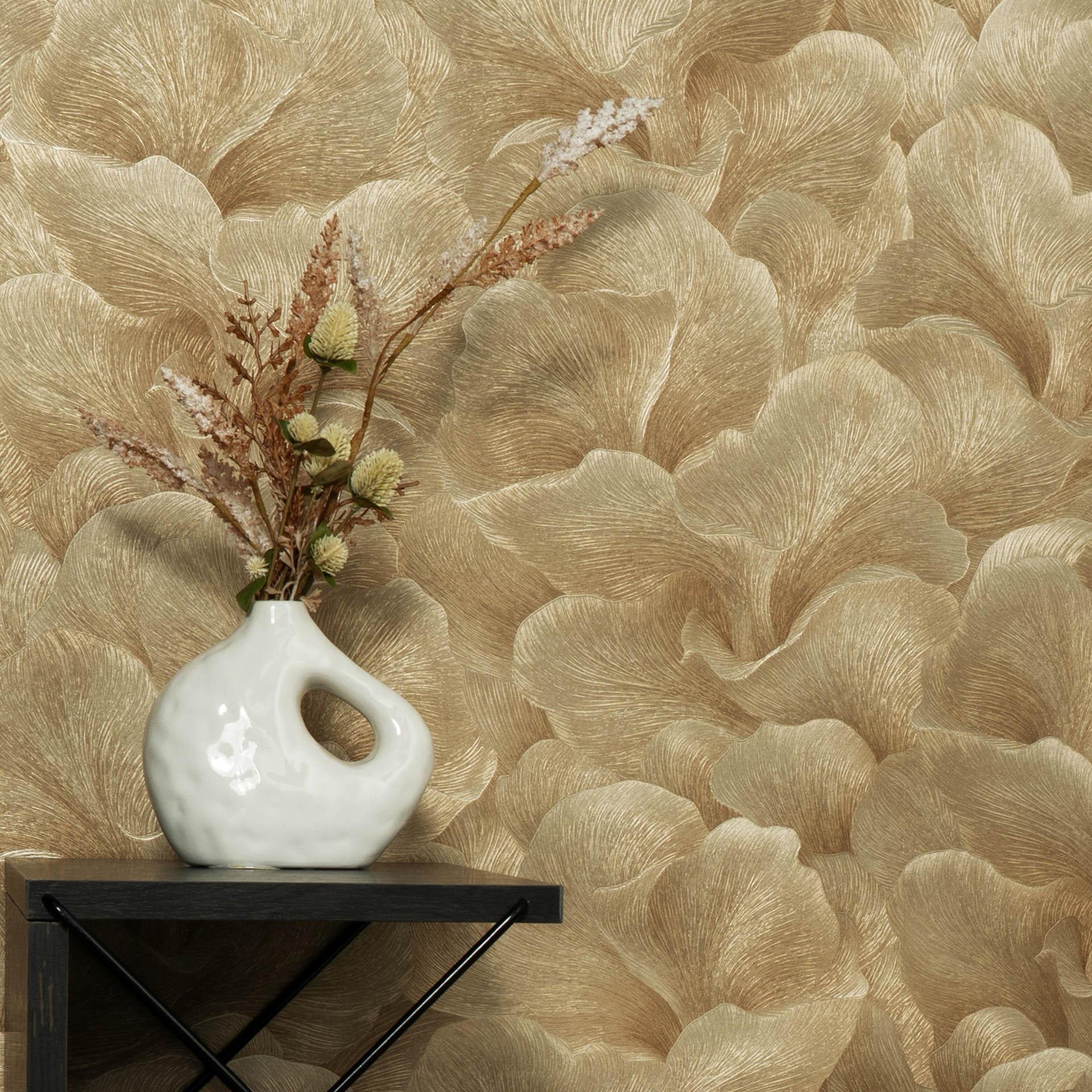 Guido Maria Kretschmer blomstermotiv tapet Floral Glow Fashion for Walls 5 guld