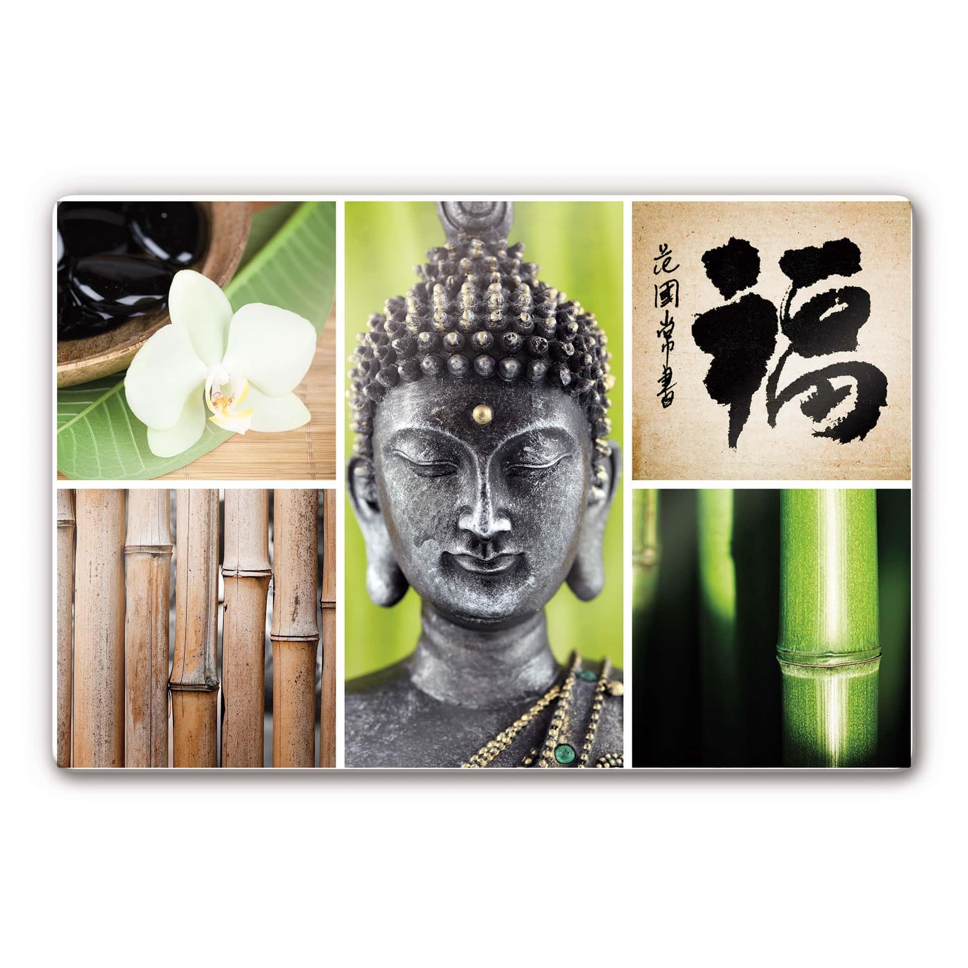 Tableau en verre - Asian Spa