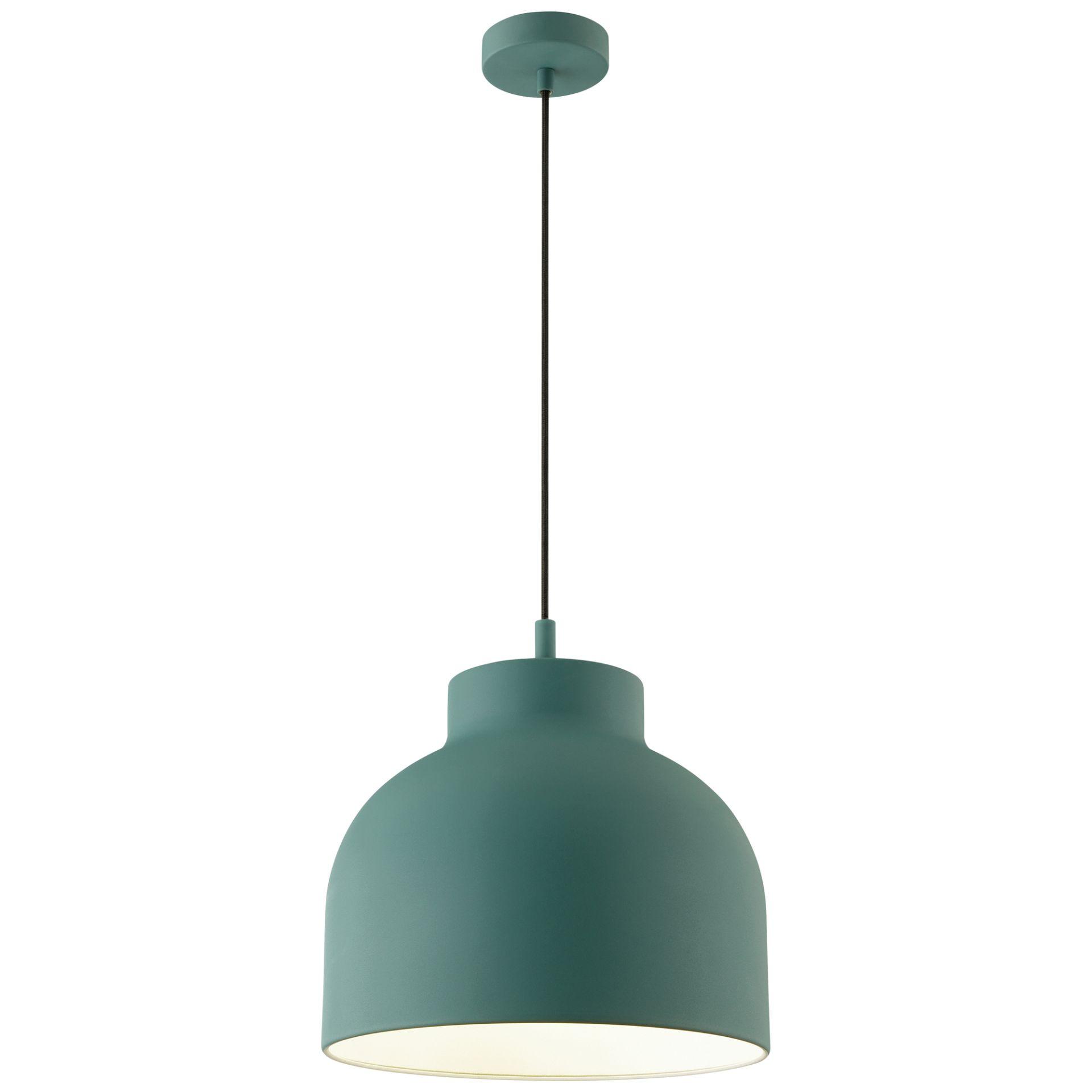 Pendelleuchte Patrick, blau, 120 x 32 cm, Metall Pendellampe