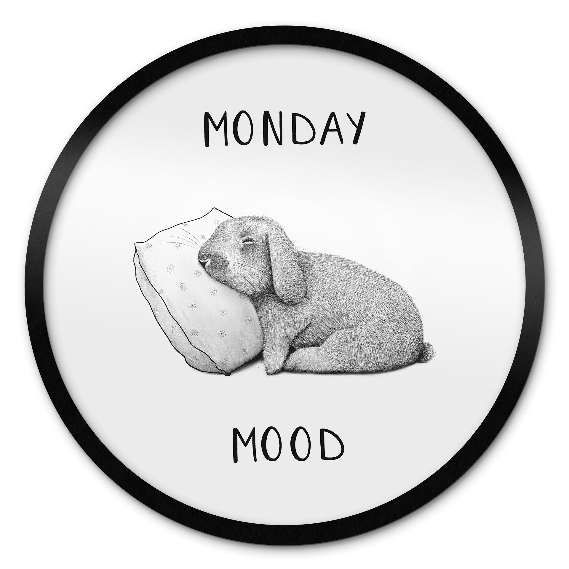 Póster Lunes humor - Liebre el lunes por la mañana - Korenkova - Ronda