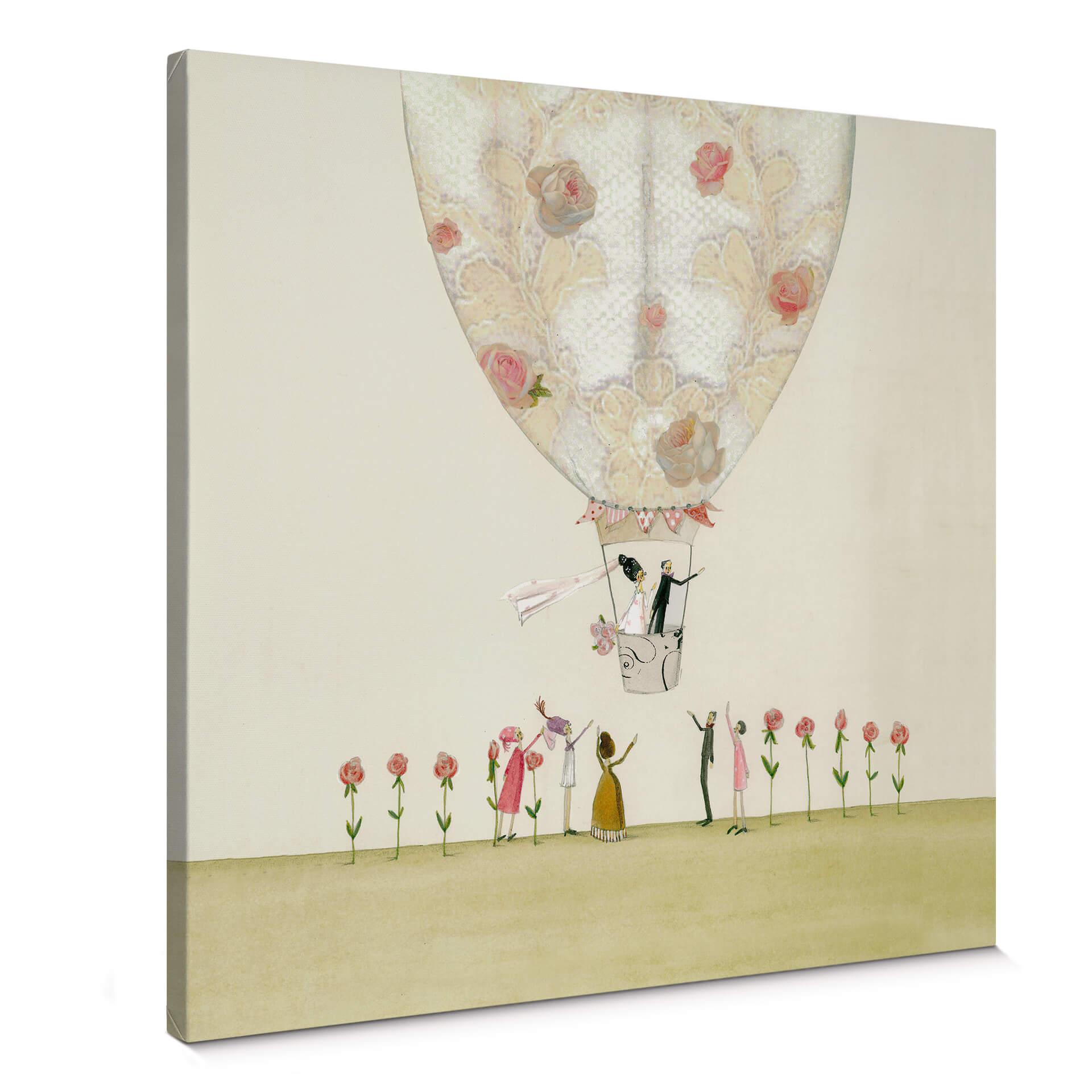 Lienzo Leffler - Globo de boda