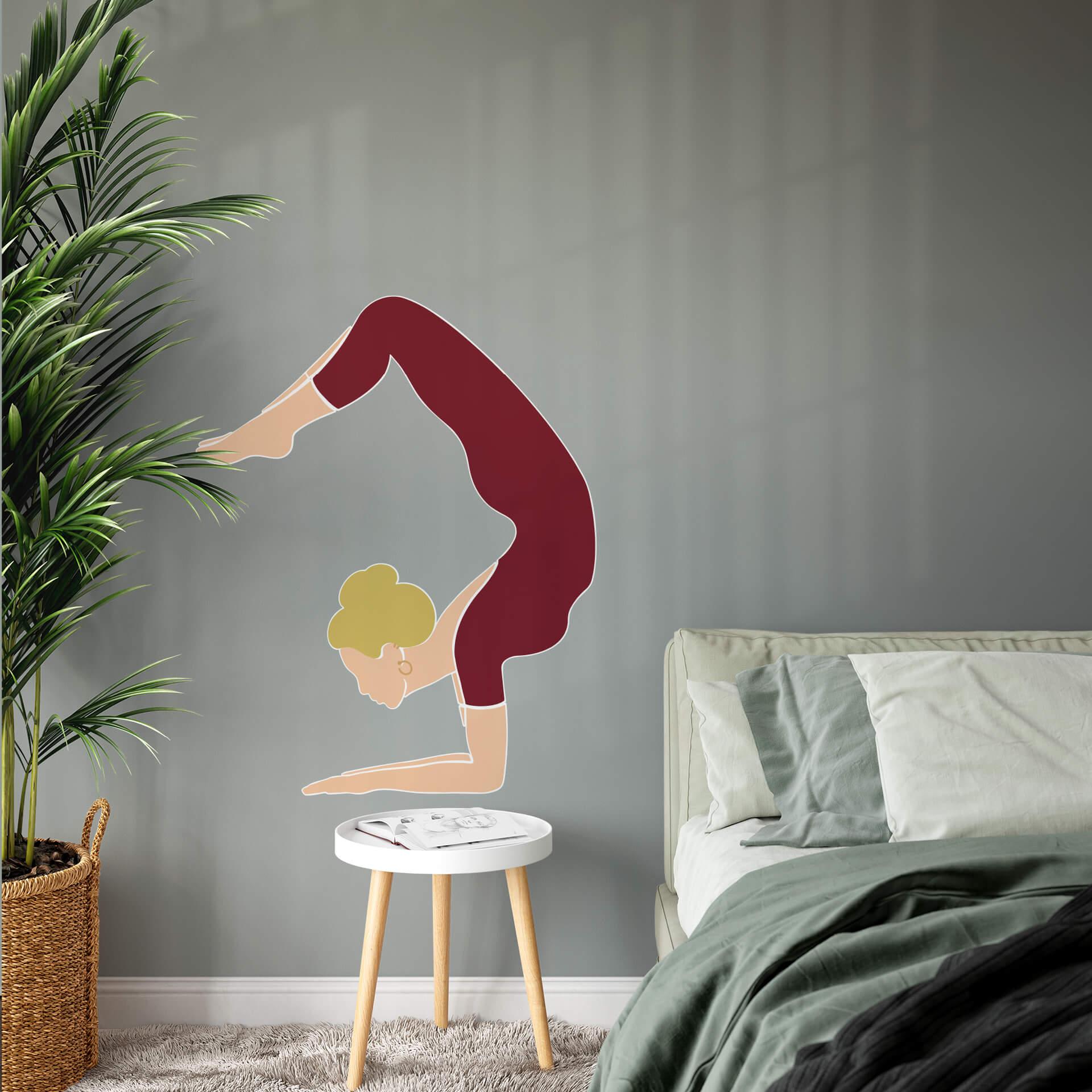 Muursticker Yoga Pose IV