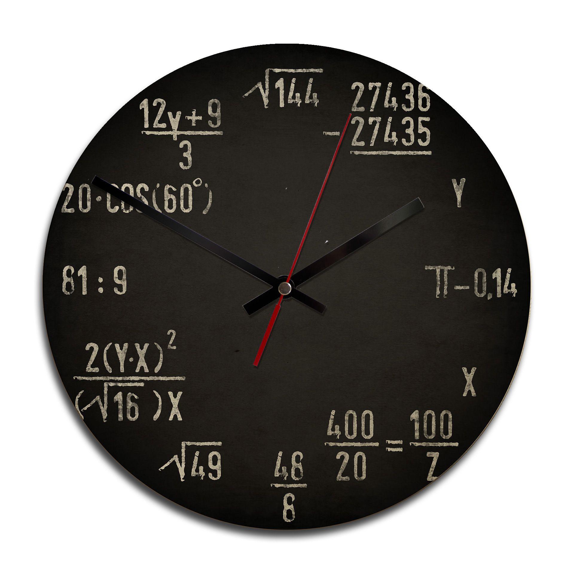 Horloge murale en bois - Formules
