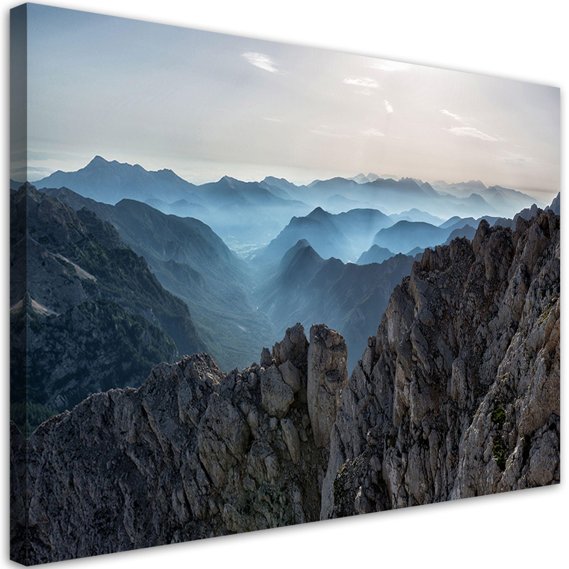Canvasbillede, Naturlandskab bjerge