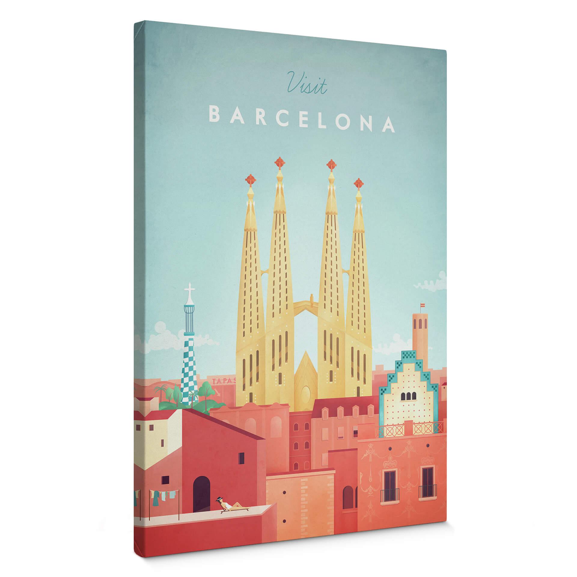 Cuadro Lienzo Rivers - Barcelona