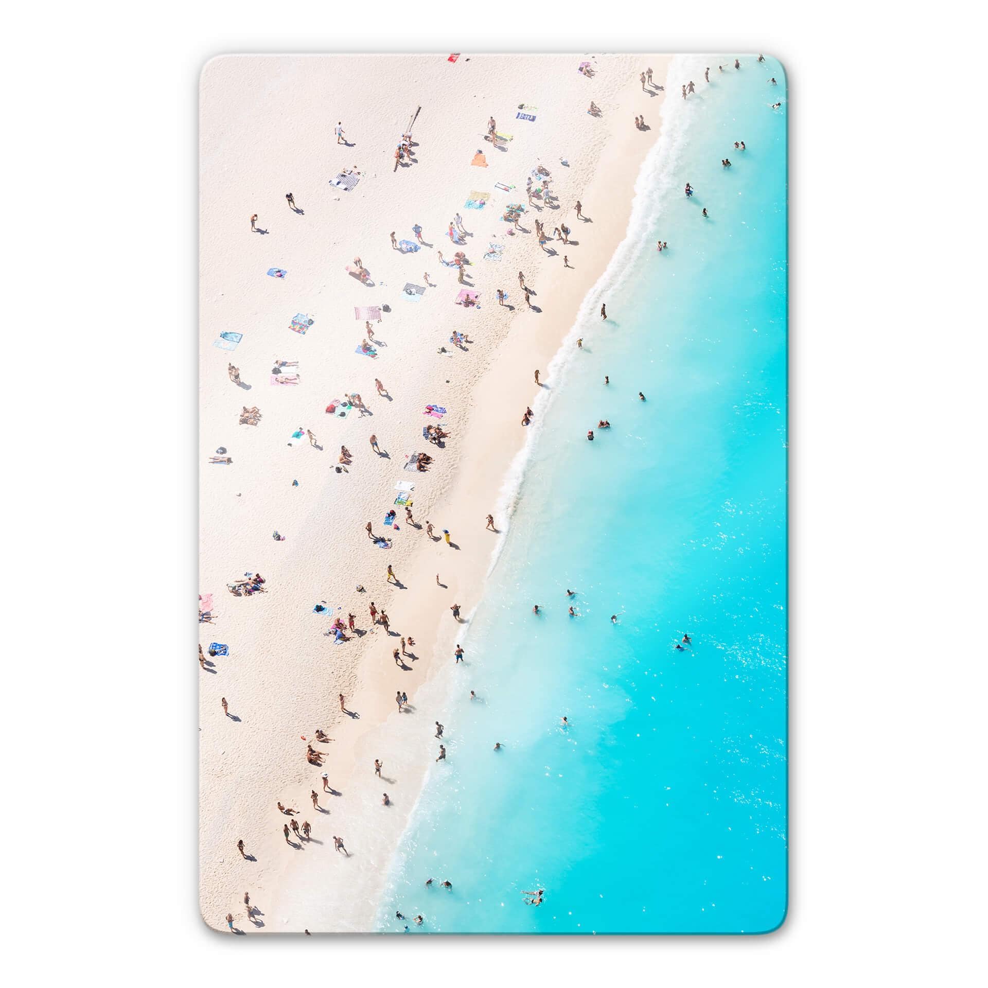 Tableau en verre Colombo - La plage à Zakynthos