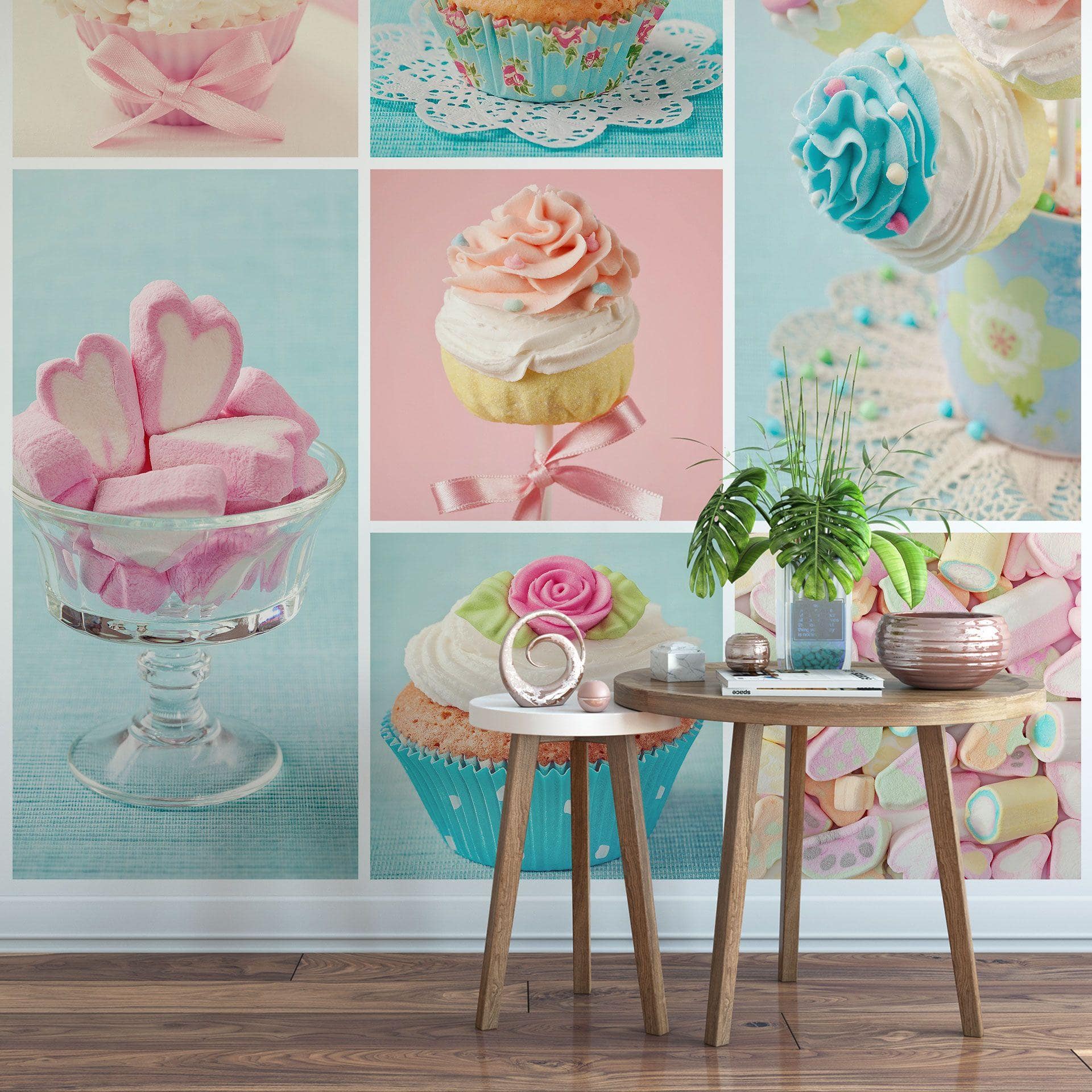 Fototapet - Cupcake Collage