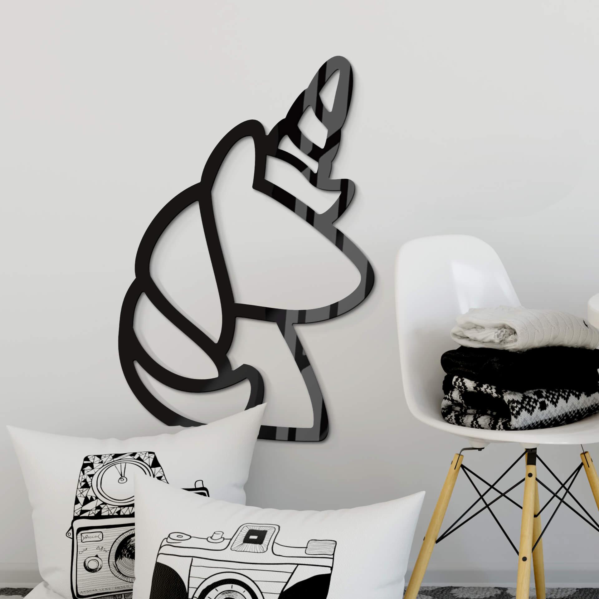 Decoración acrílica Unicornio